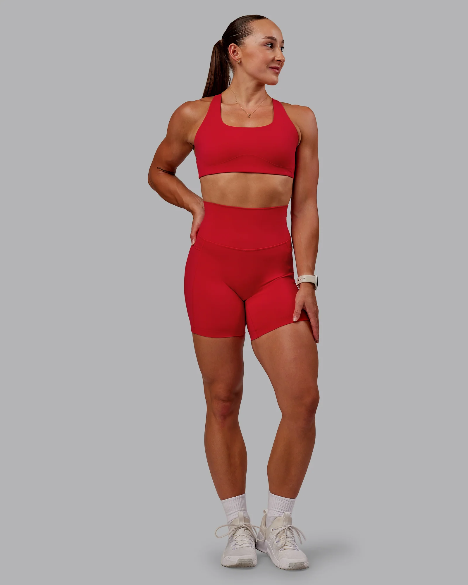 Aspire Sports Bra - Flame - Image 7