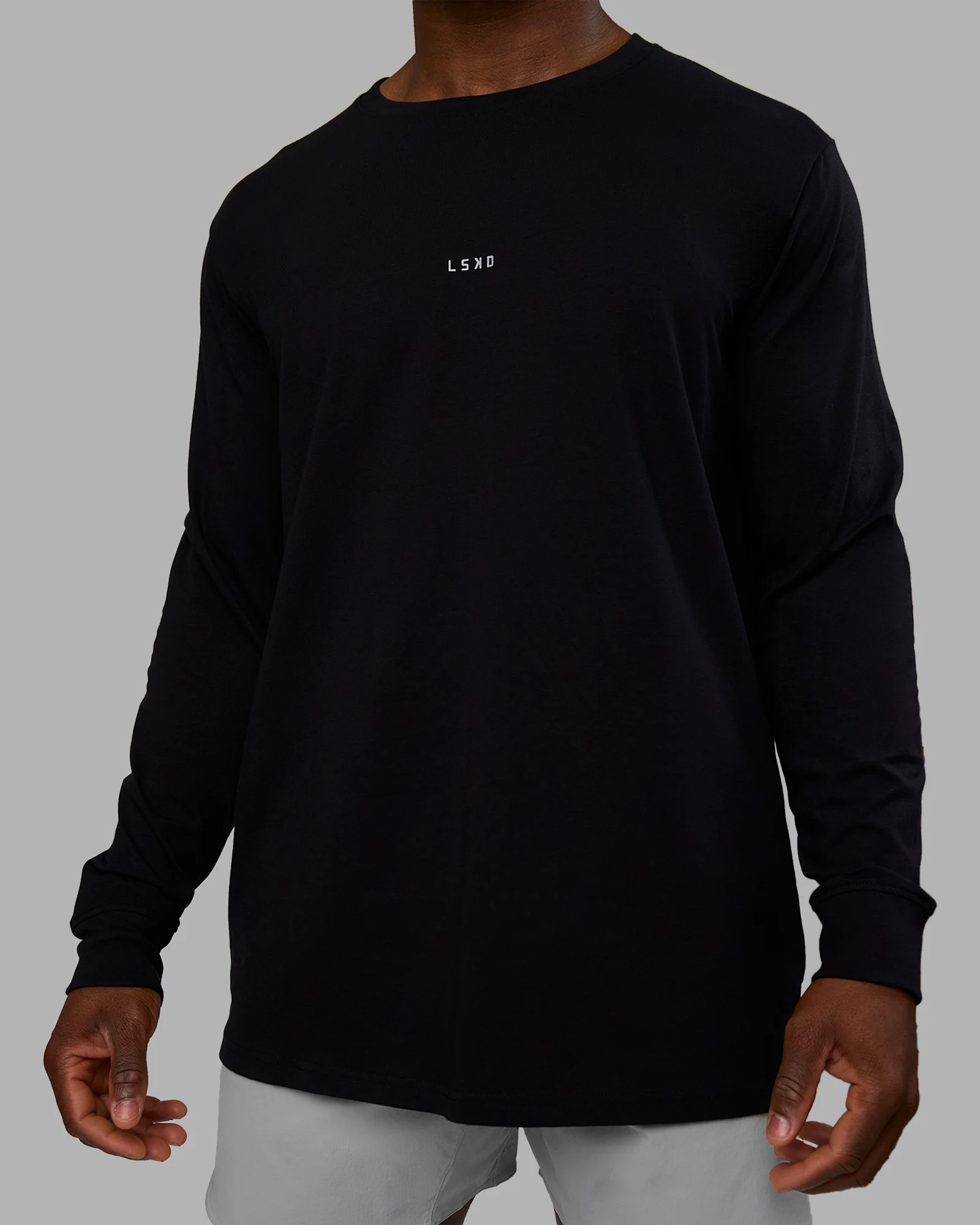 Base FLXCotton Long Sleeve Tee - Black - Image 5