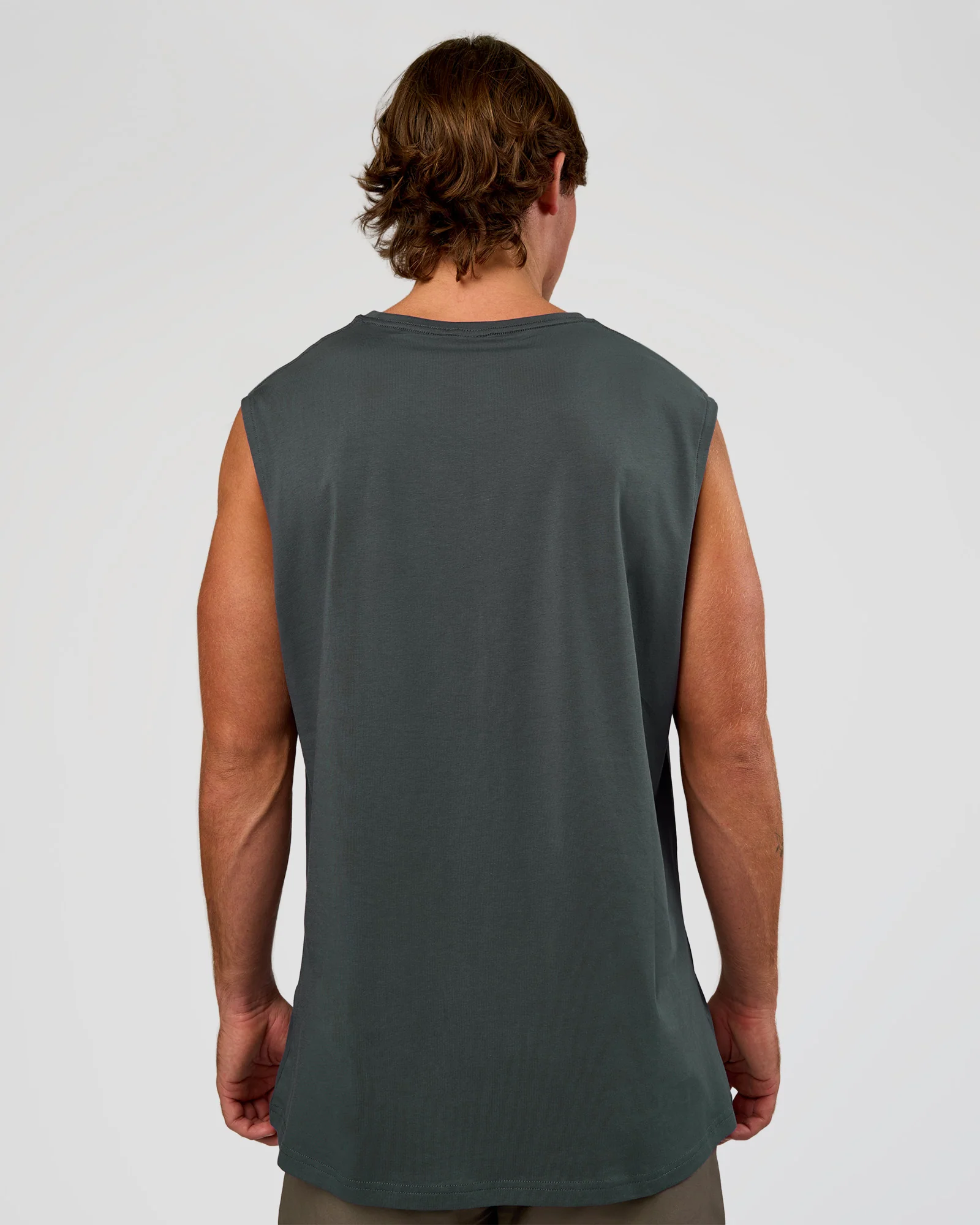 Base FLXCotton Tank - Dark Slate - Image 2