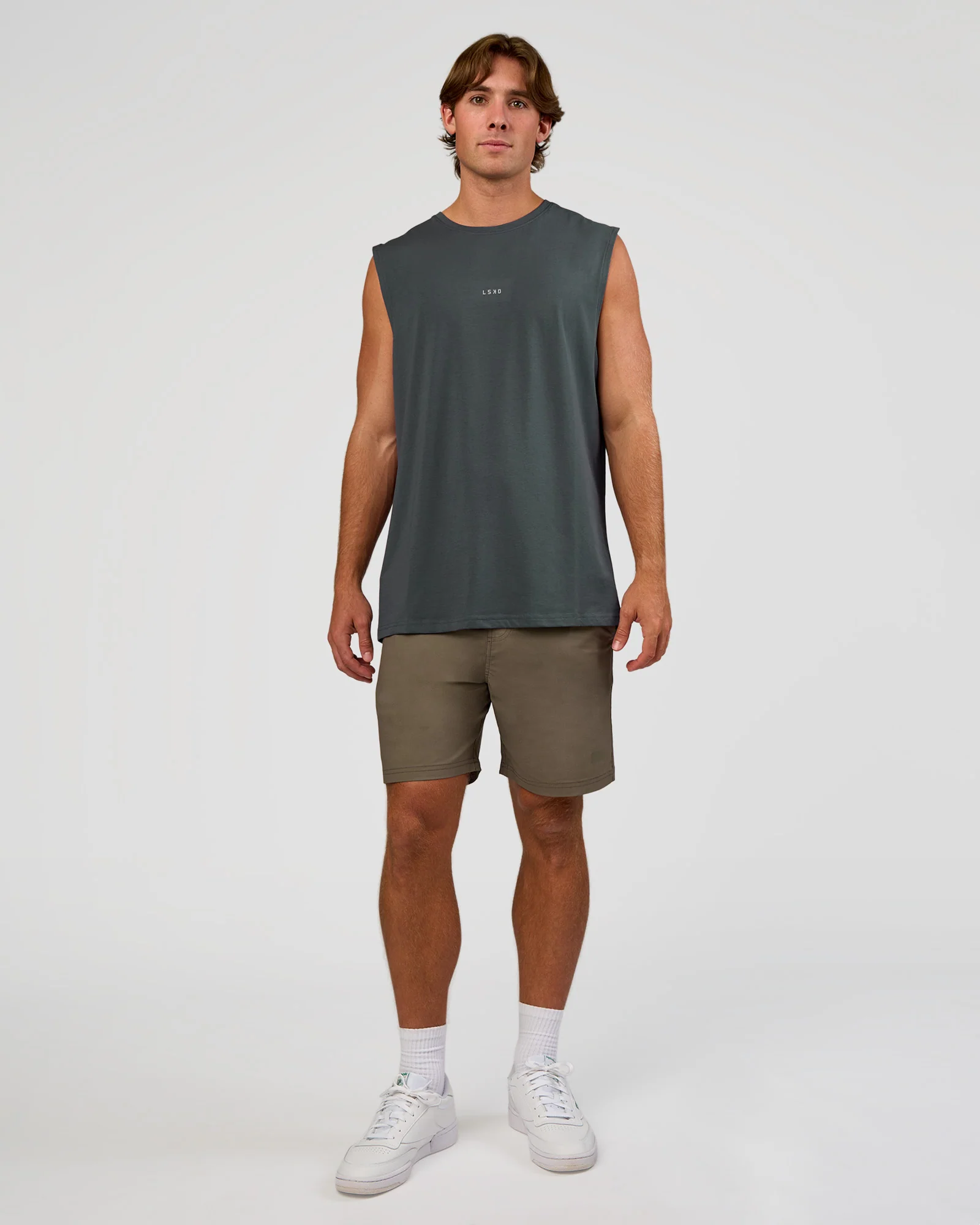 Base FLXCotton Tank - Dark Slate - Image 3