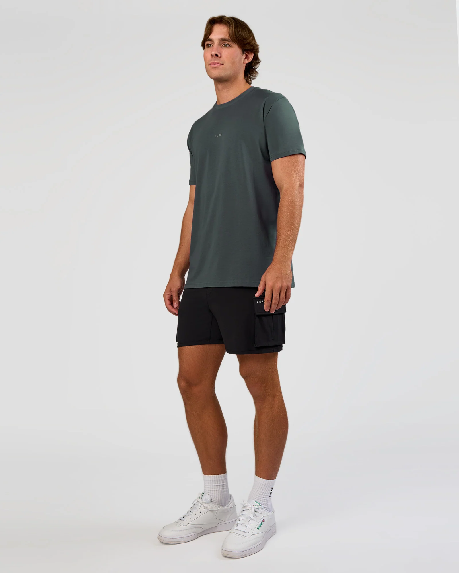Base FLXCotton Tee - Dark Slate - Image 2