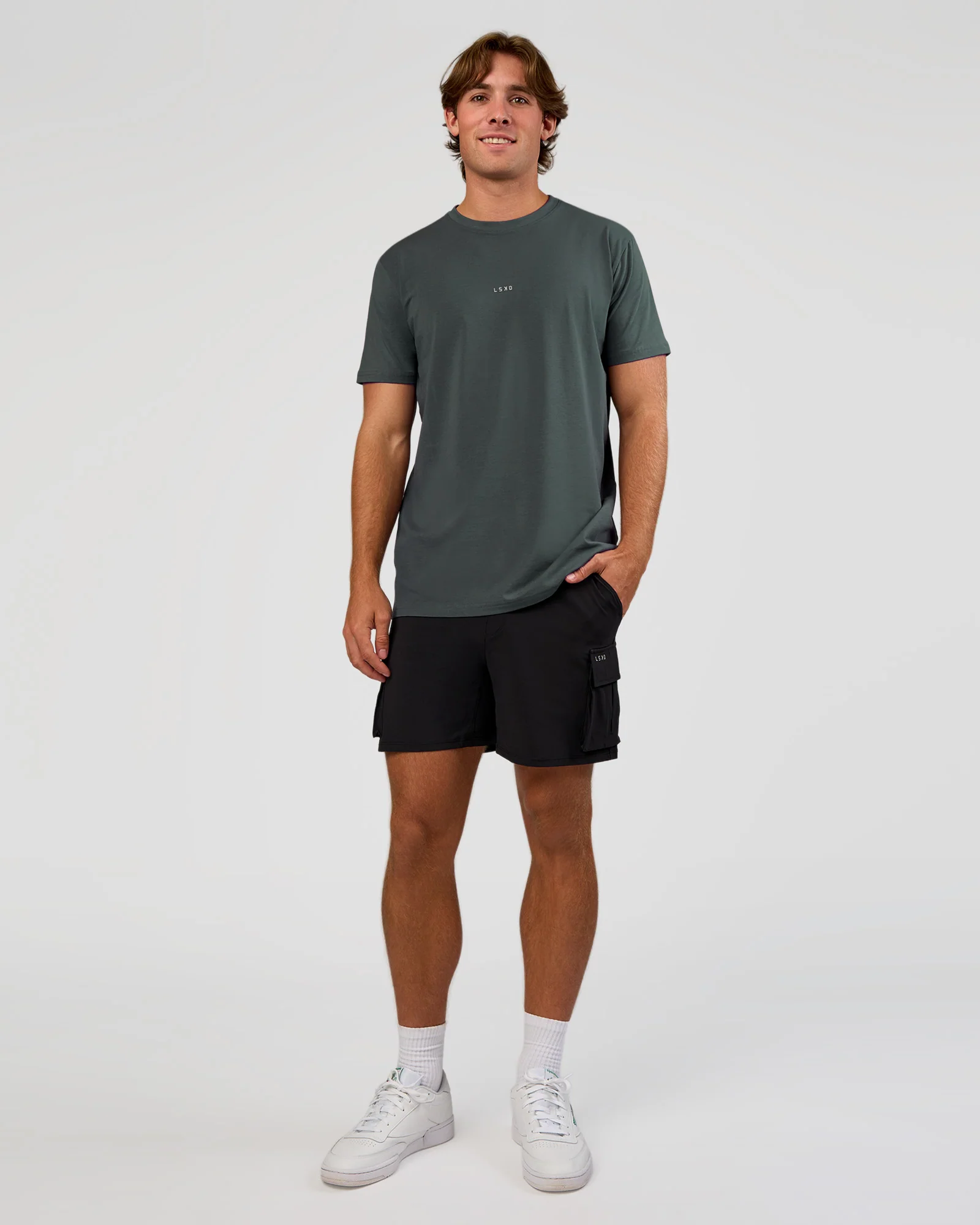 Base FLXCotton Tee - Dark Slate - Image 4