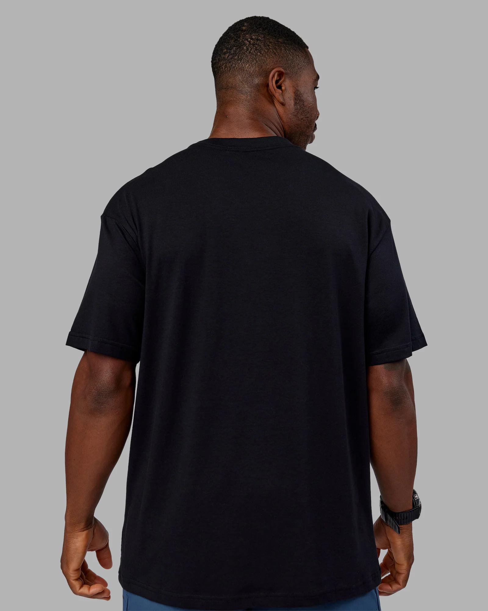 Base FLXCotton Tee Oversized - Black - Image 3