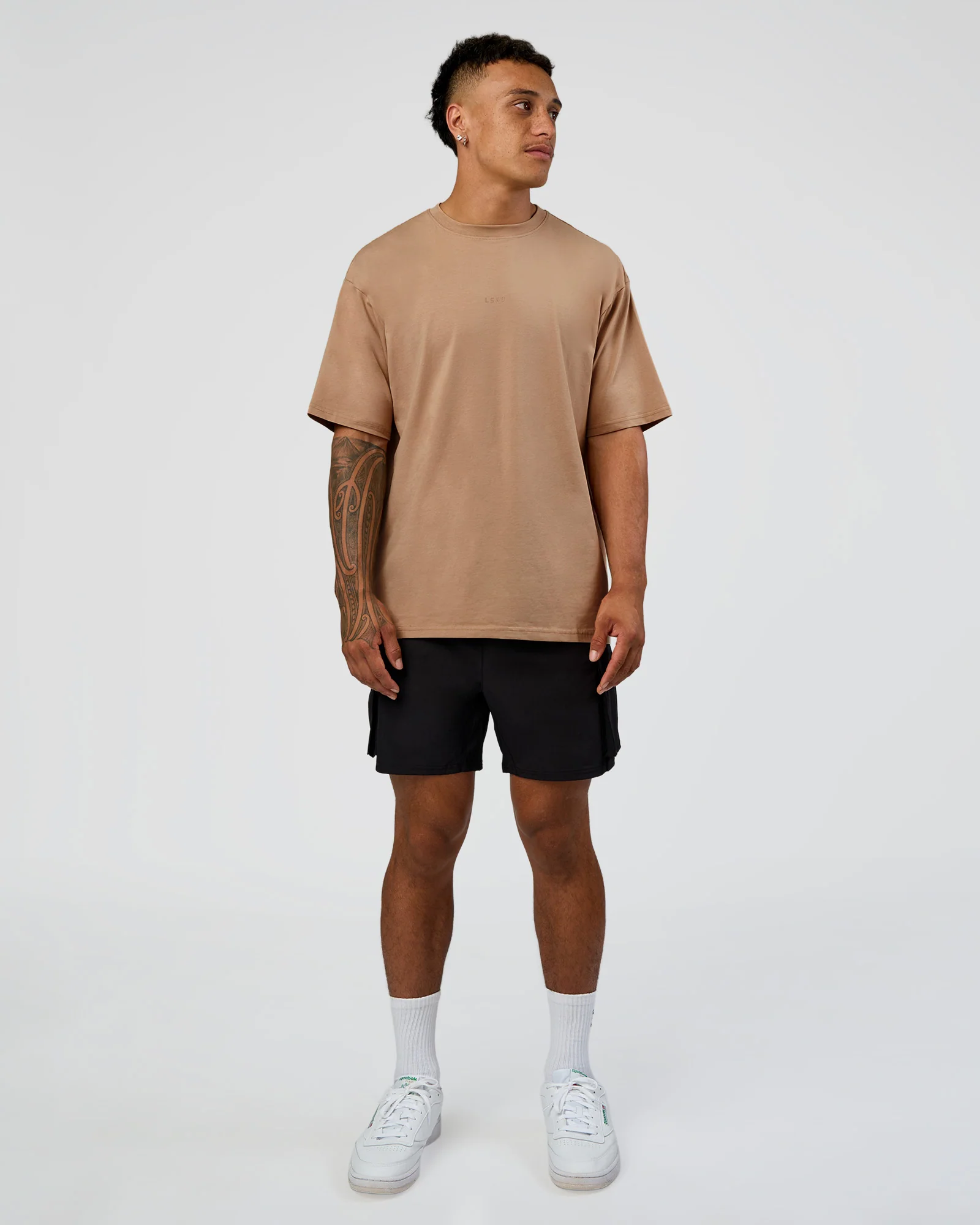 Base FLXCotton Tee Oversized - Warm Smoke - Image 2