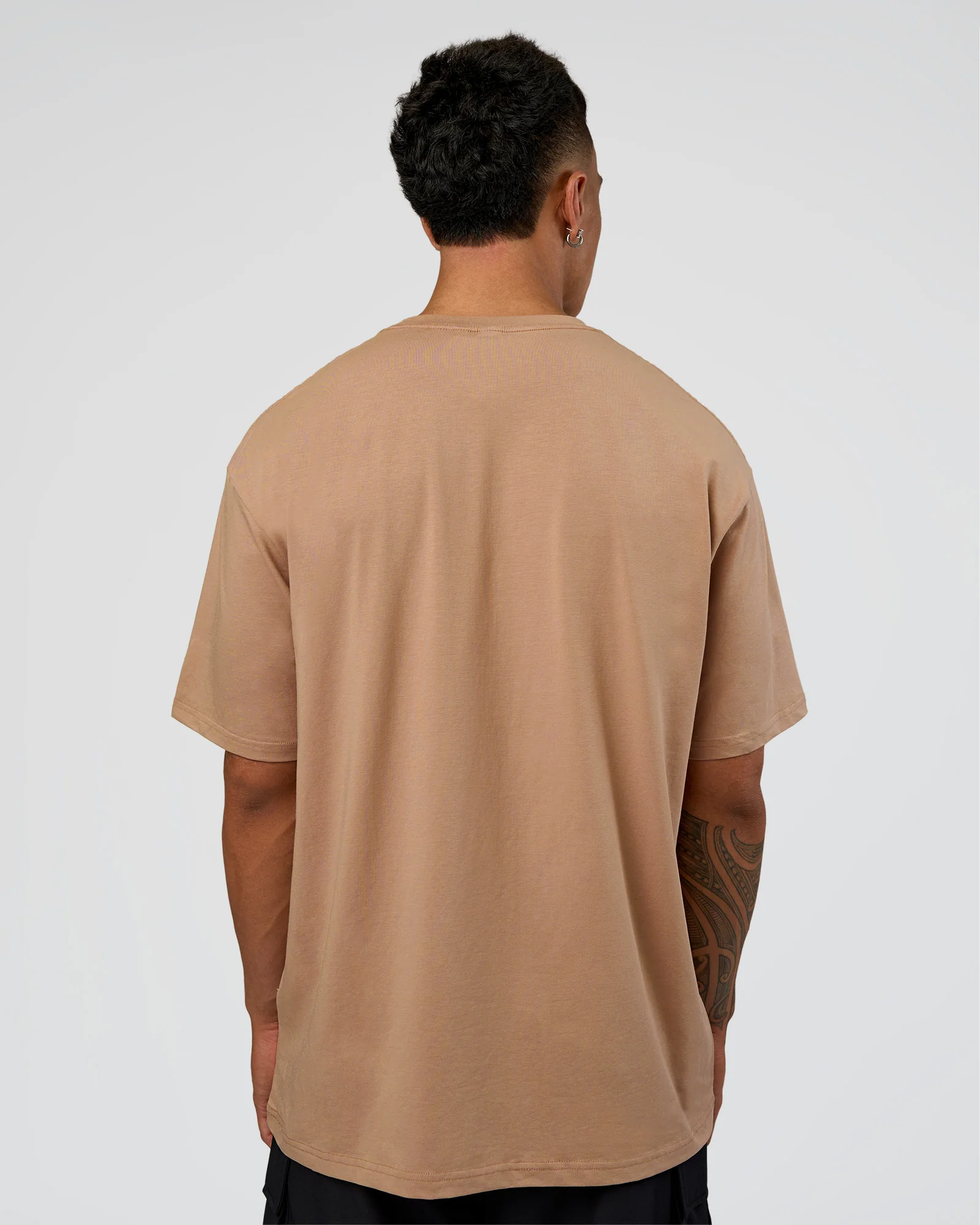 Base FLXCotton Tee Oversized - Warm Smoke - Image 3