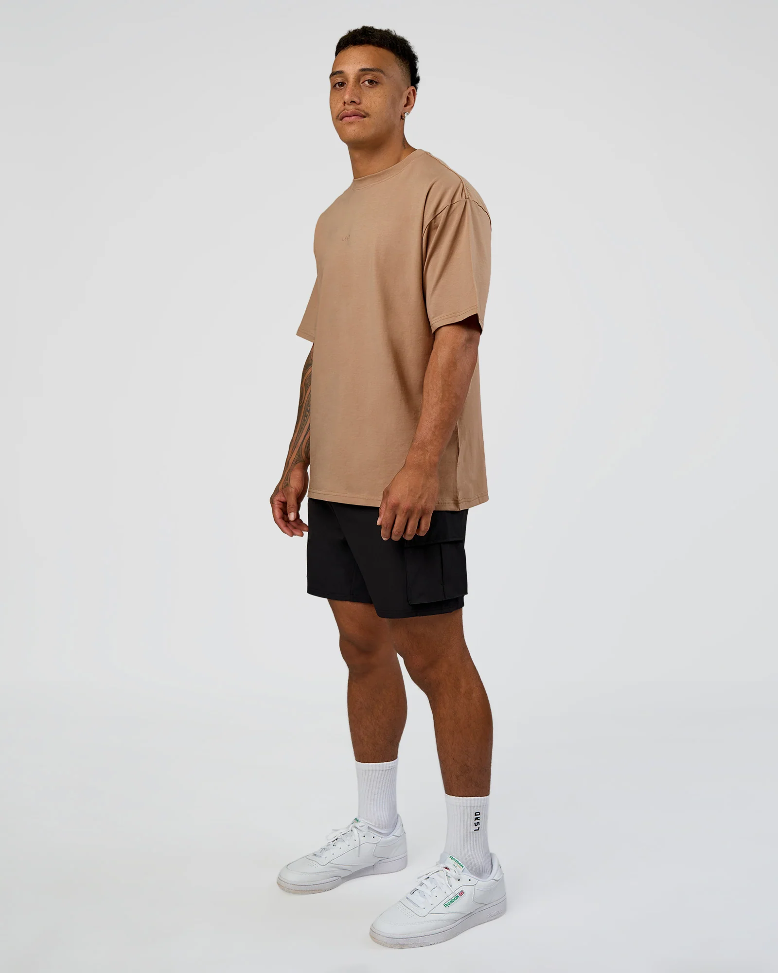 Base FLXCotton Tee Oversized - Warm Smoke - Image 5