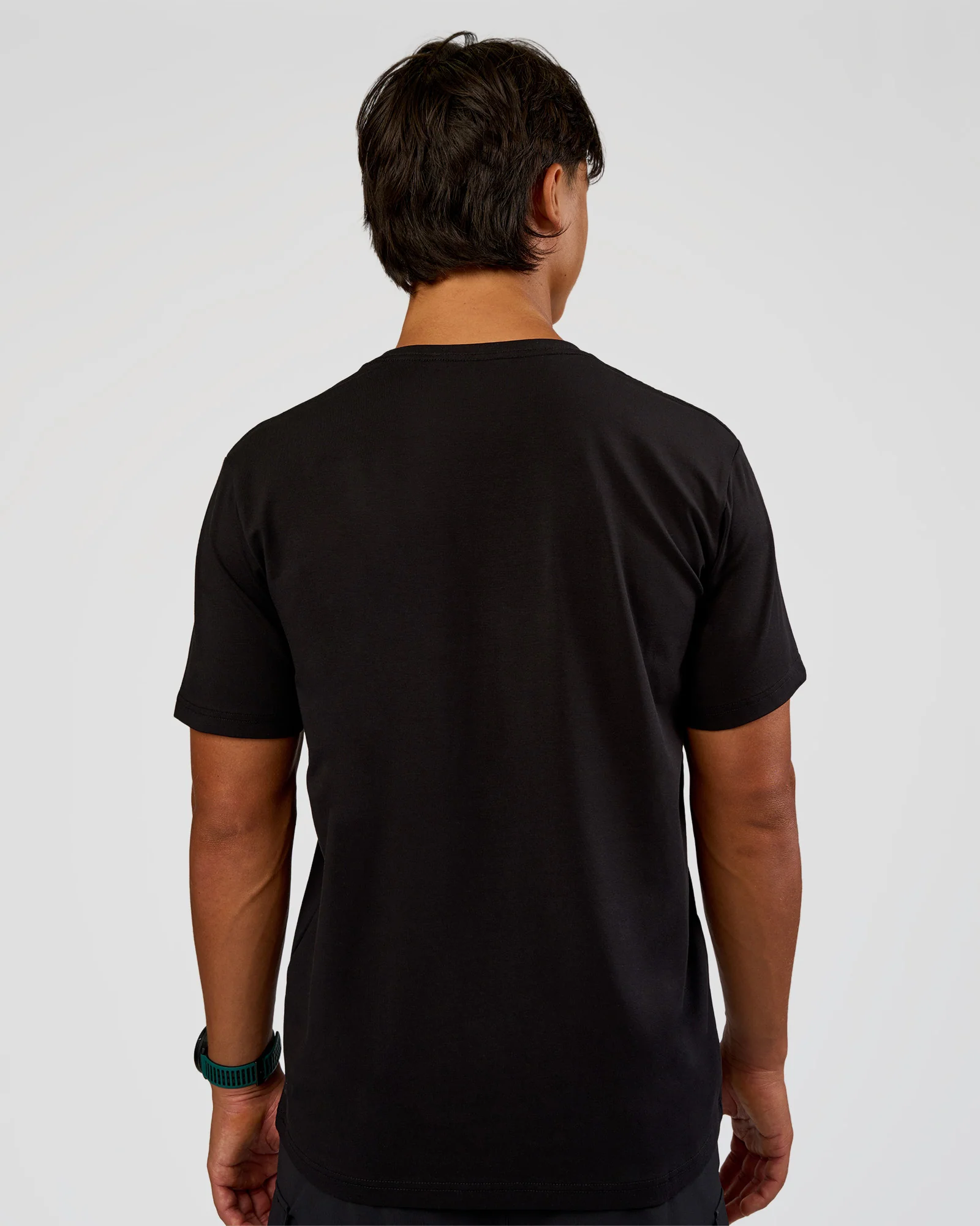 Base FLXCotton Tee Regular Fit -8cm  - Black - Image 3