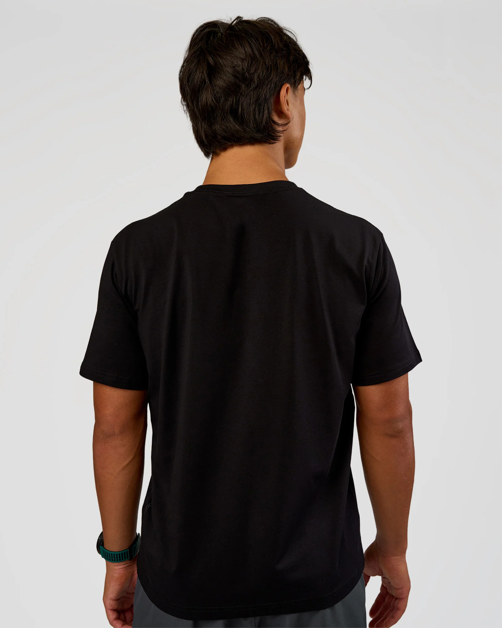 Base Heavyweight FLXCotton Tee Regular Fit -8cm - Black - Image 3