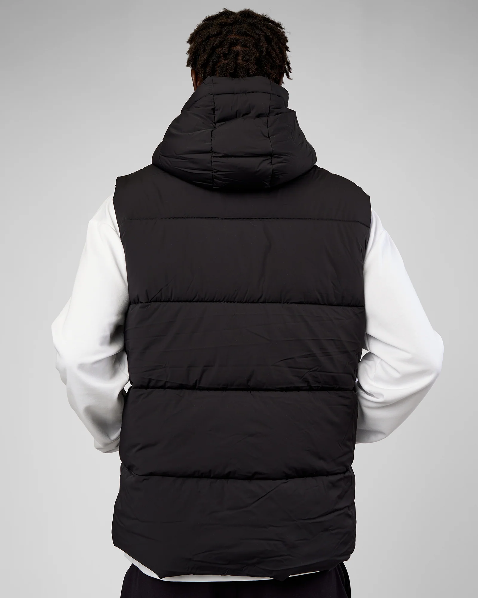 Base Puffer Vest - Black - Image 4