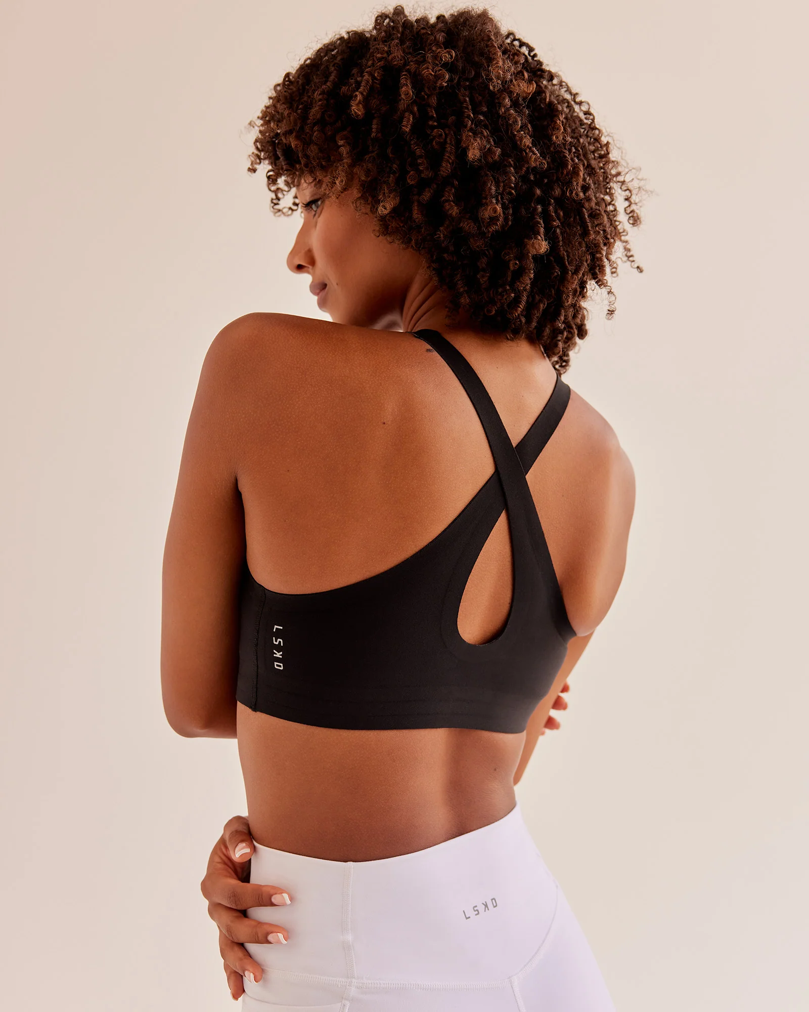 Bend & FLX Plunge Sports Bra - Black - Image 3