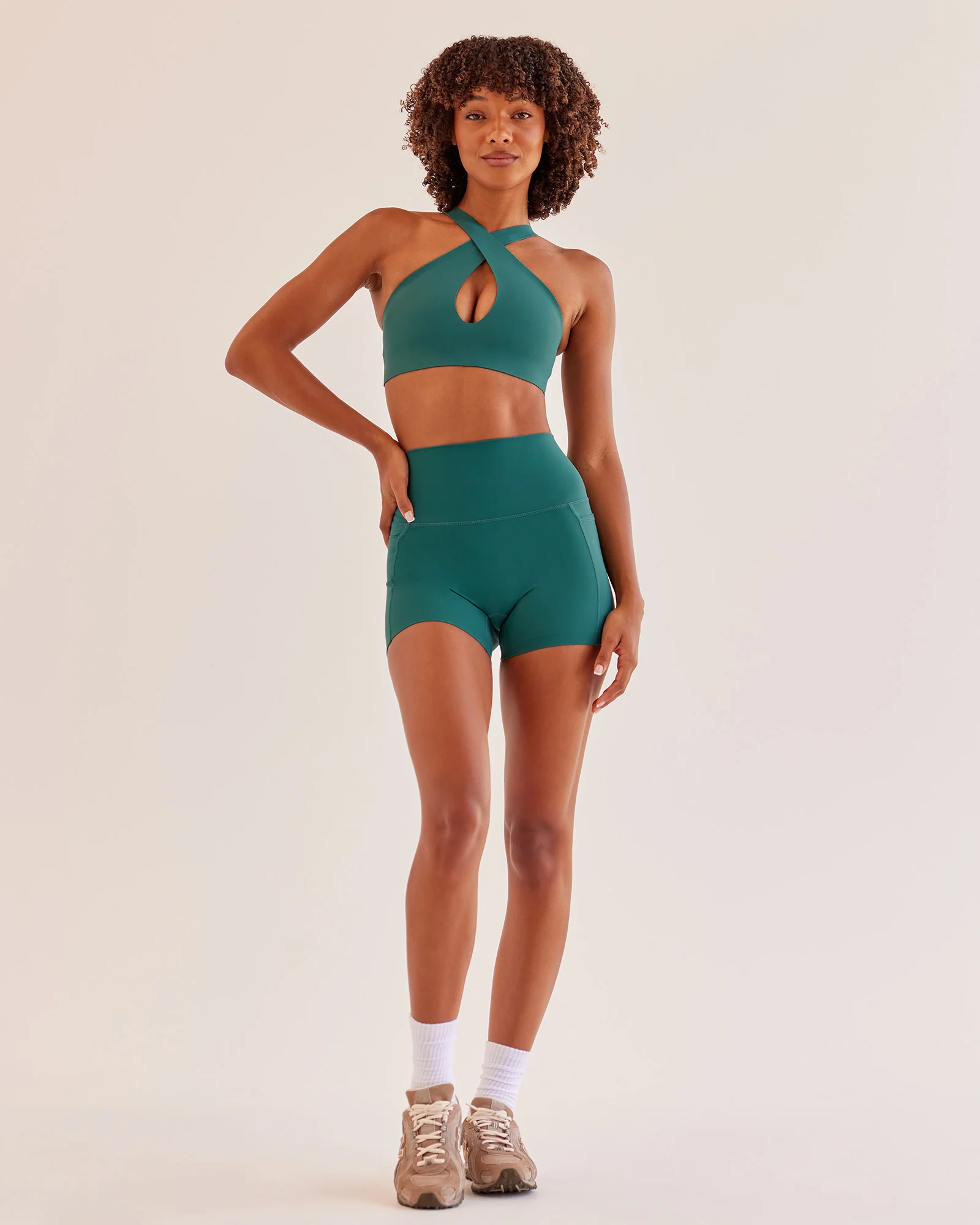 Bend & FLX Plunge Sports Bra - Transformative Teal - Image 8