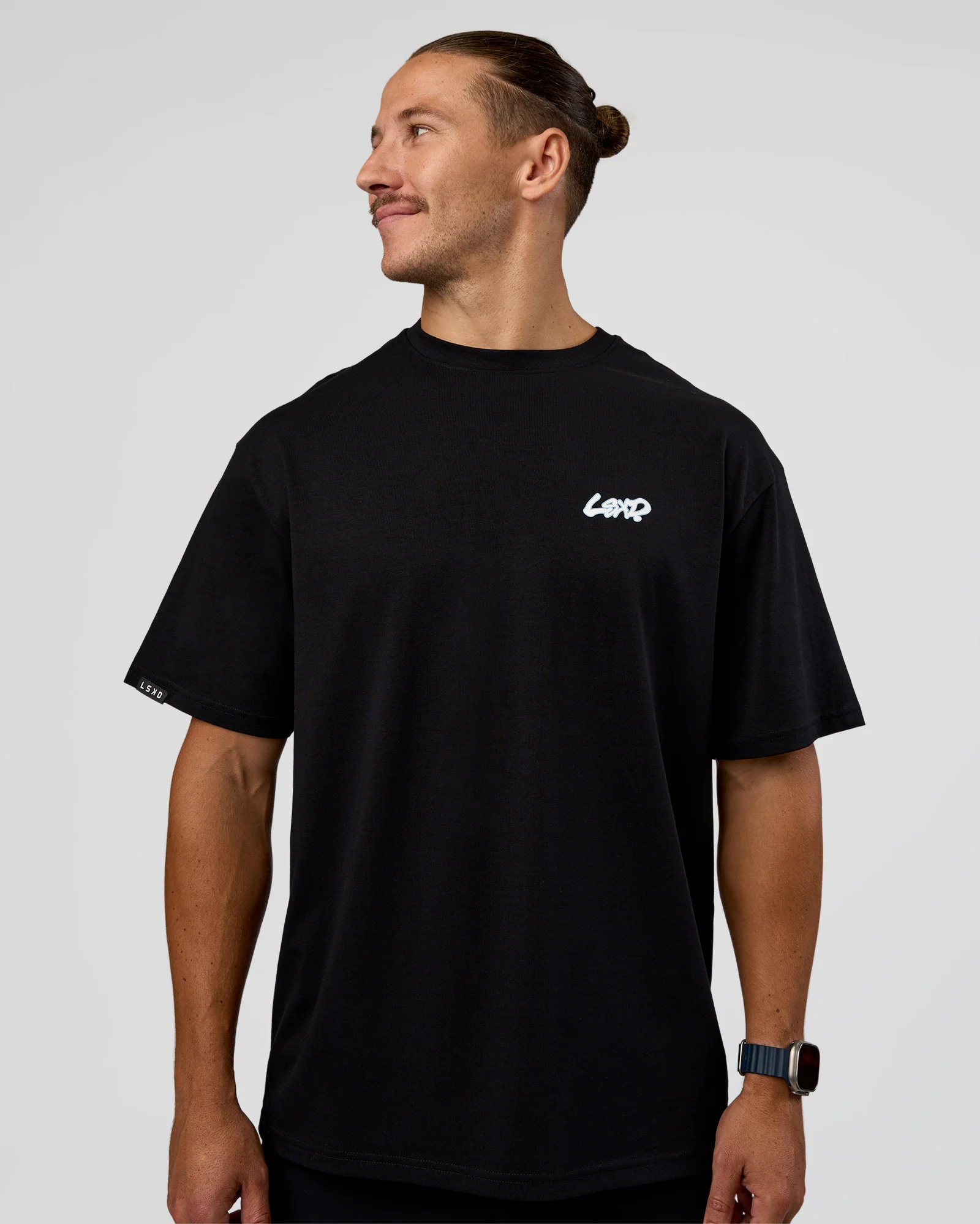 Break Through FLXCotton Oversized Tee - Black-Open Air - Image 5