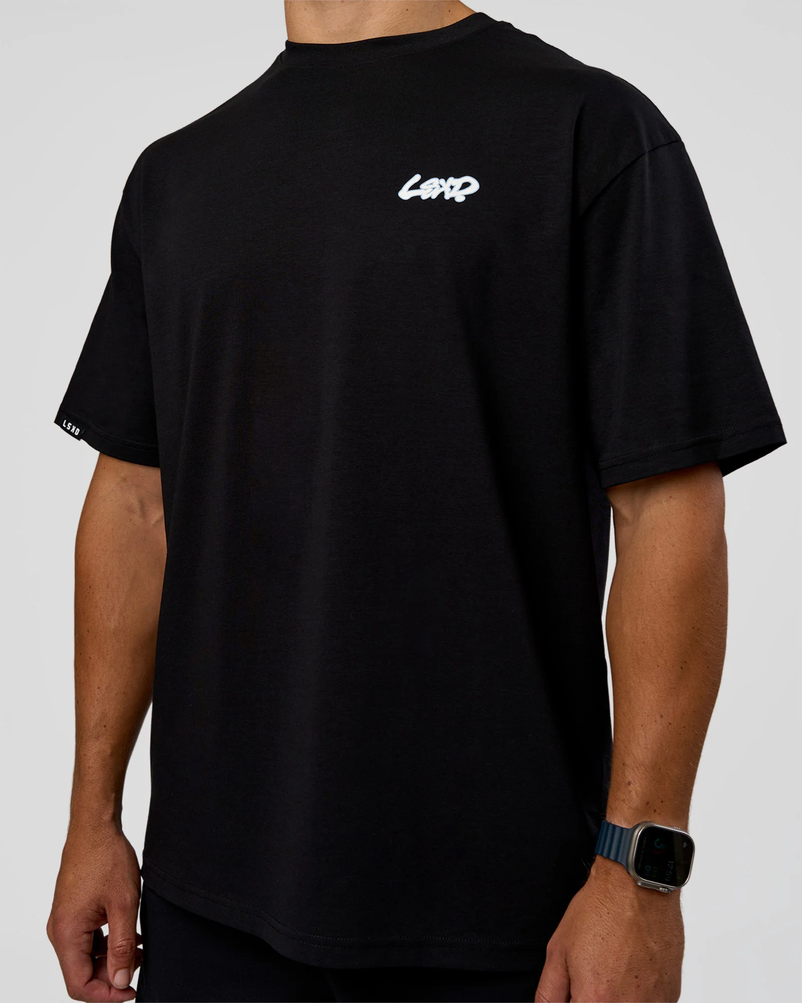 Break Through FLXCotton Oversized Tee - Black-Open Air - Image 7