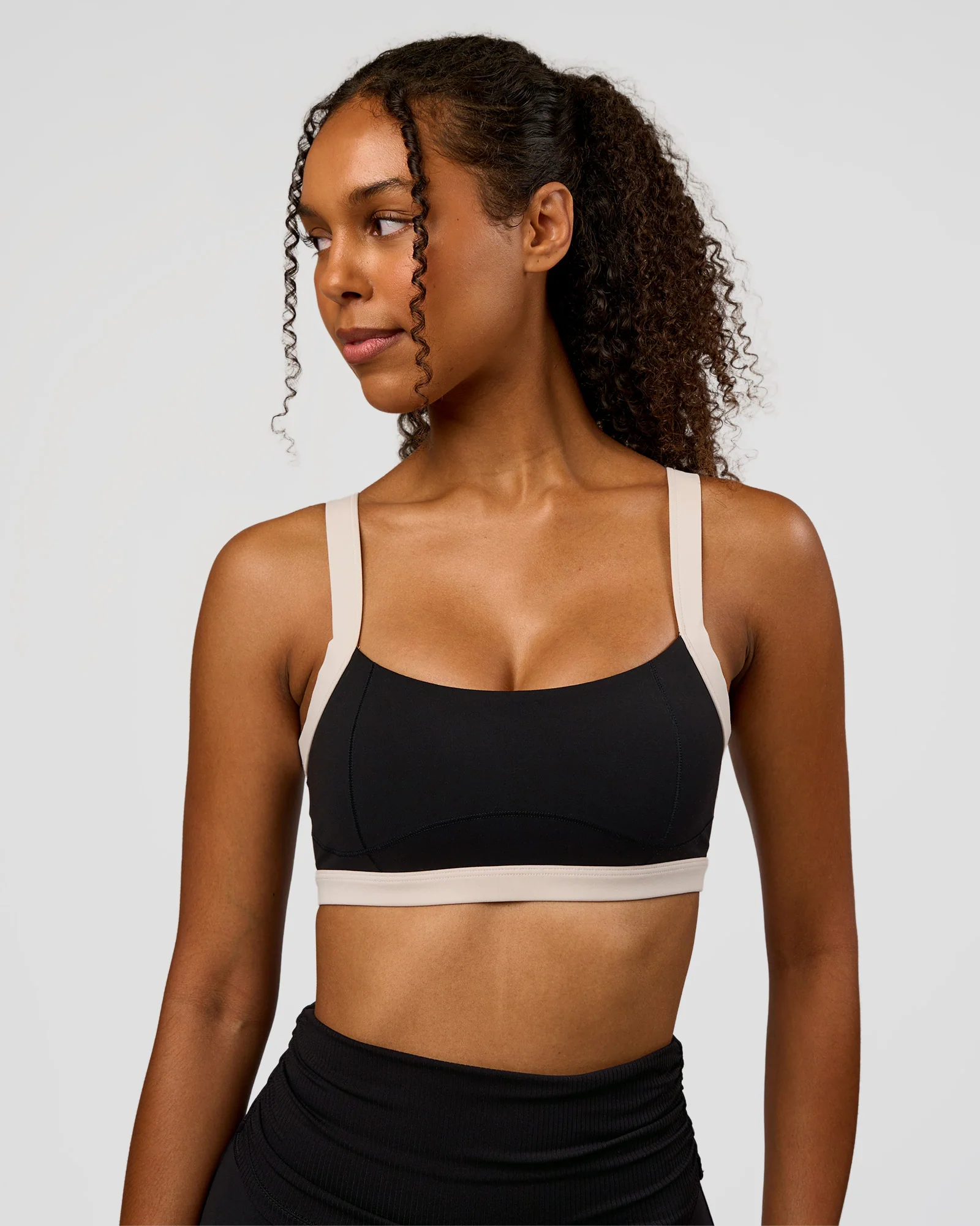 CF Move Through It Sports Bra - Black-Clay - Image 9