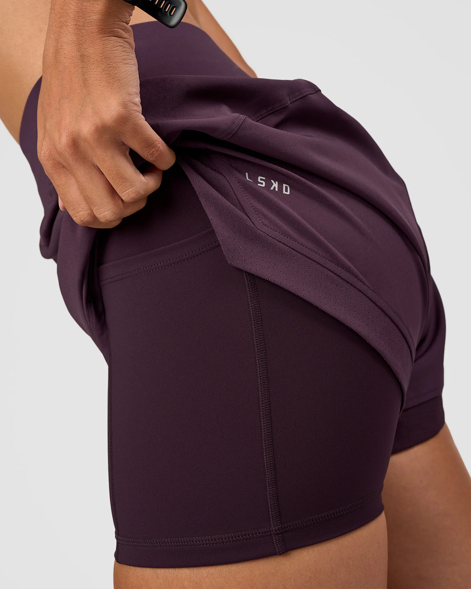 Challenger 3" Lined Performance Short - Midnight Plum - Image 2