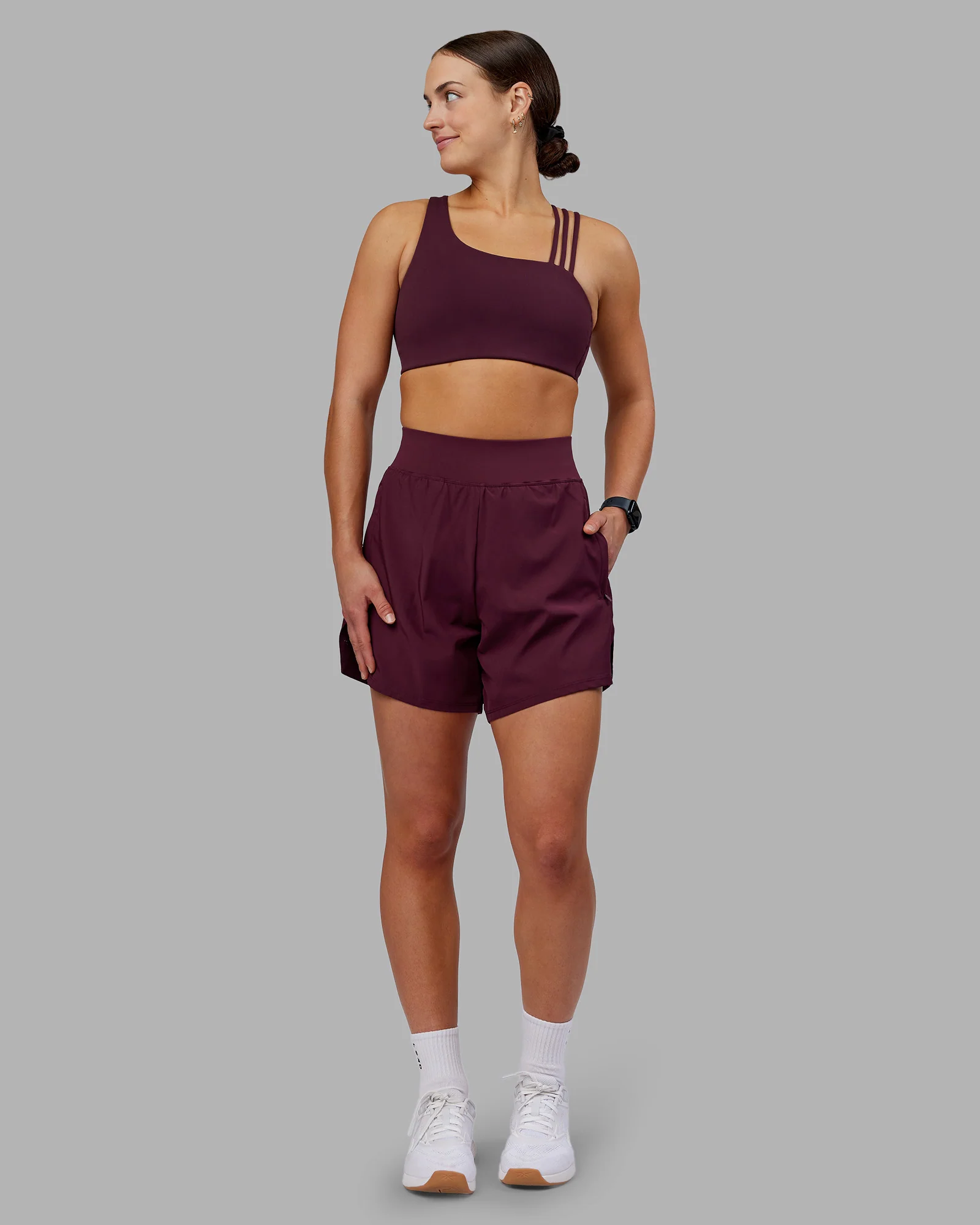 Challenger 5" Lined Performance Short - Cherry Lacquer - Image 3