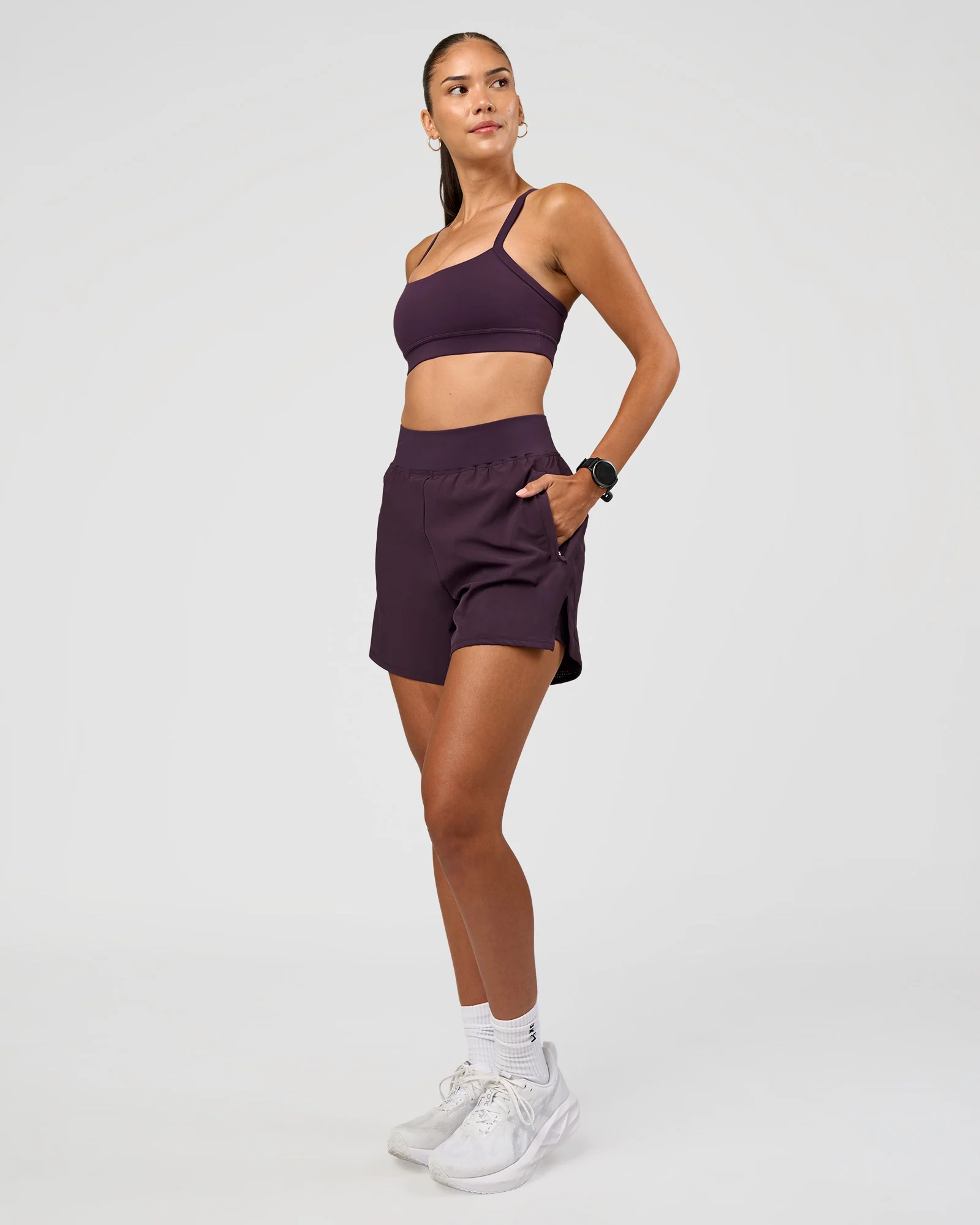 Challenger 5" Lined Performance Short - Midnight Plum - Image 7