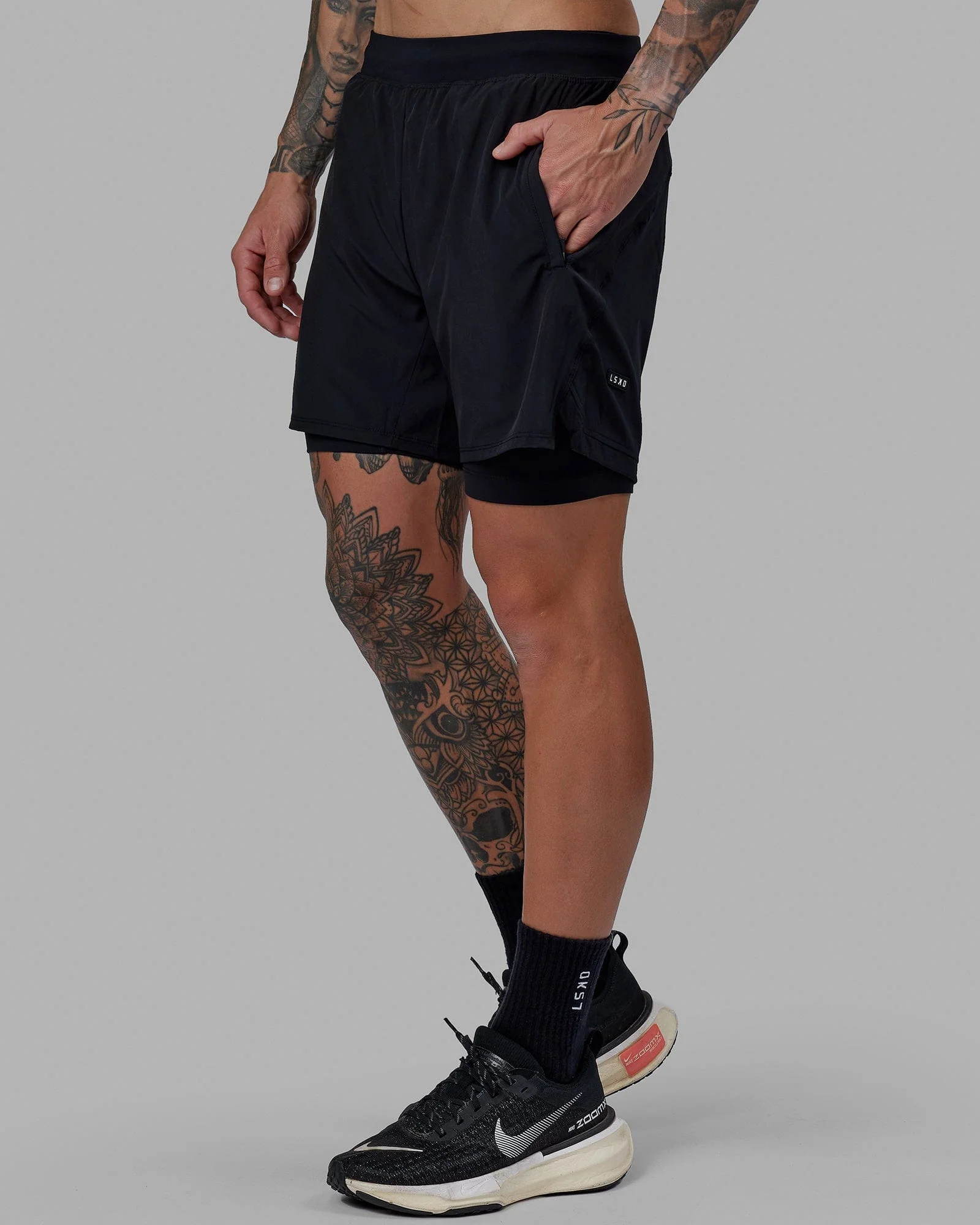 Challenger 6" Lined Performance Short - Black - Image 7