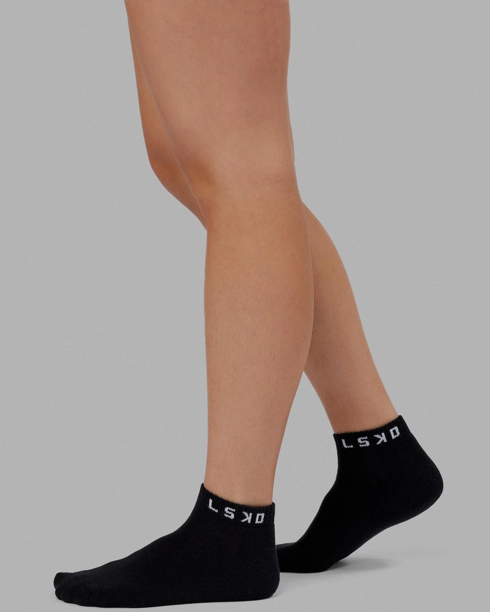 Daily Ankle Socks 3 Pack - Black - Image 2