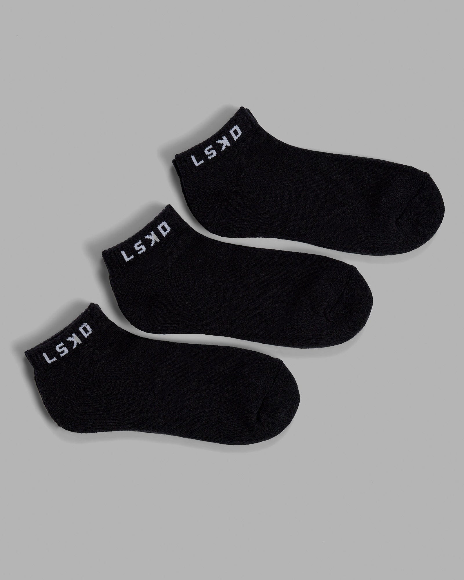 Daily Ankle Socks 3 Pack - Black - Image 5