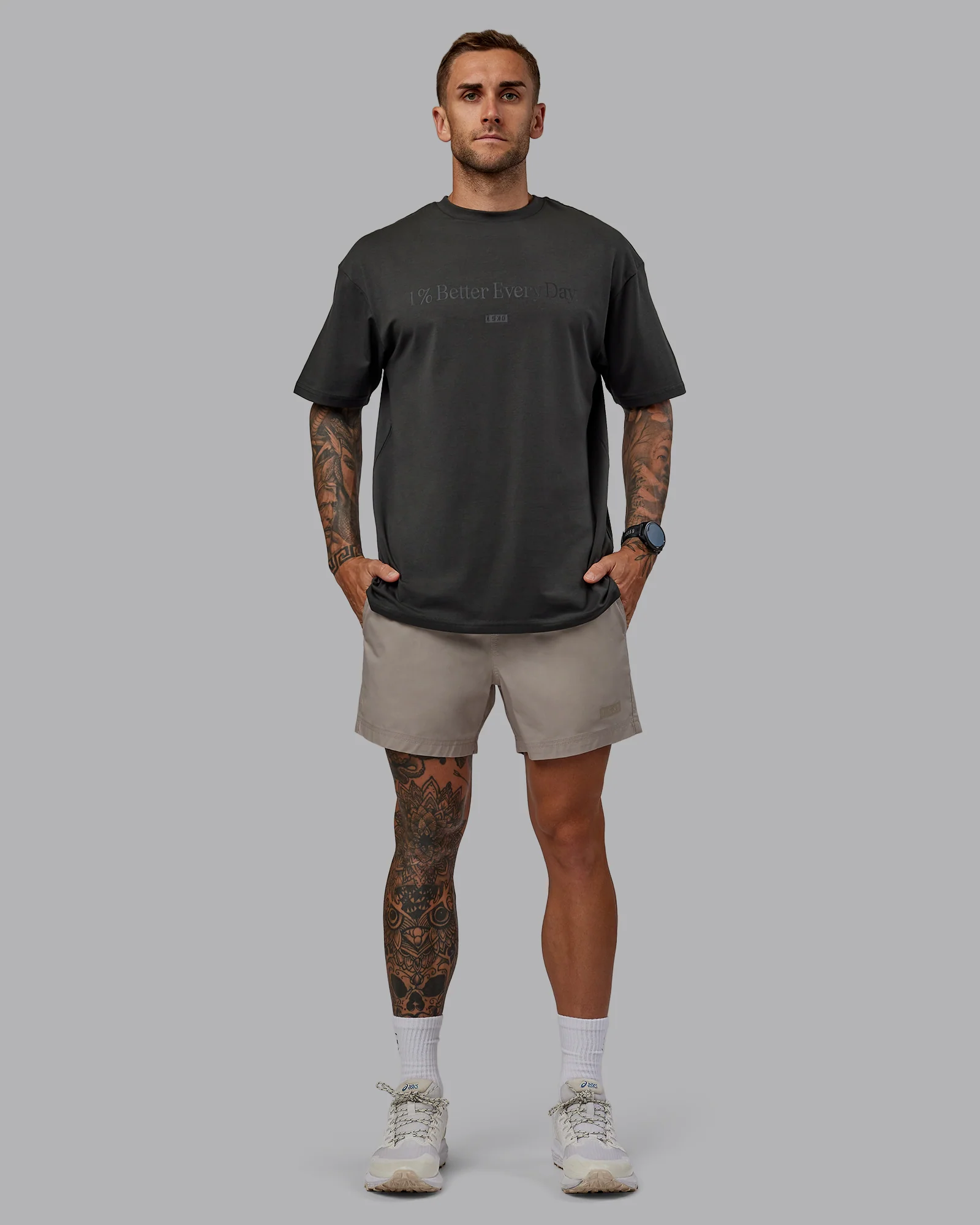 Daily 5" Short - Shale Beige - Image 5