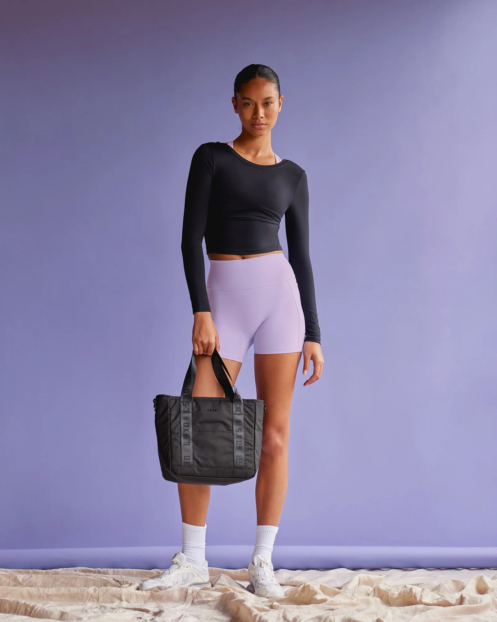 Effortless Long Sleeve Top - Black - Image 5