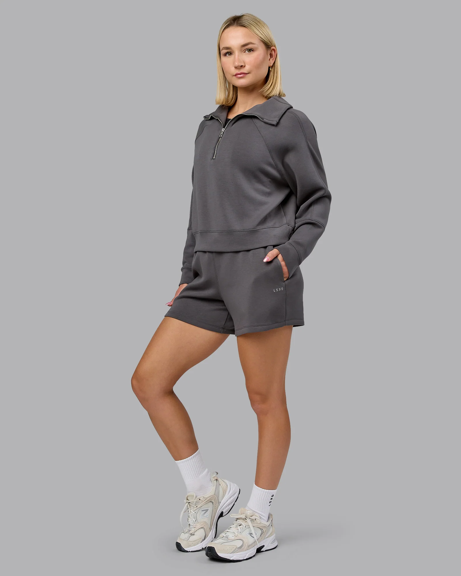 Elevate SoftTouch 1/2 Zip Sweater - Asphalt - Image 2