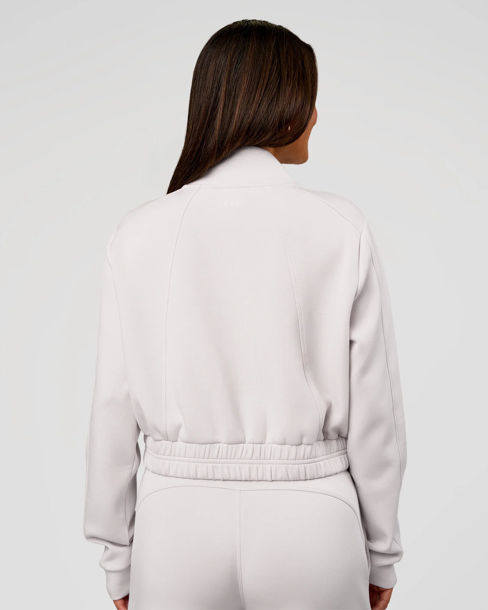 Elevate SoftTouch Cropped Full Zip Jacket - Clay - Image 4
