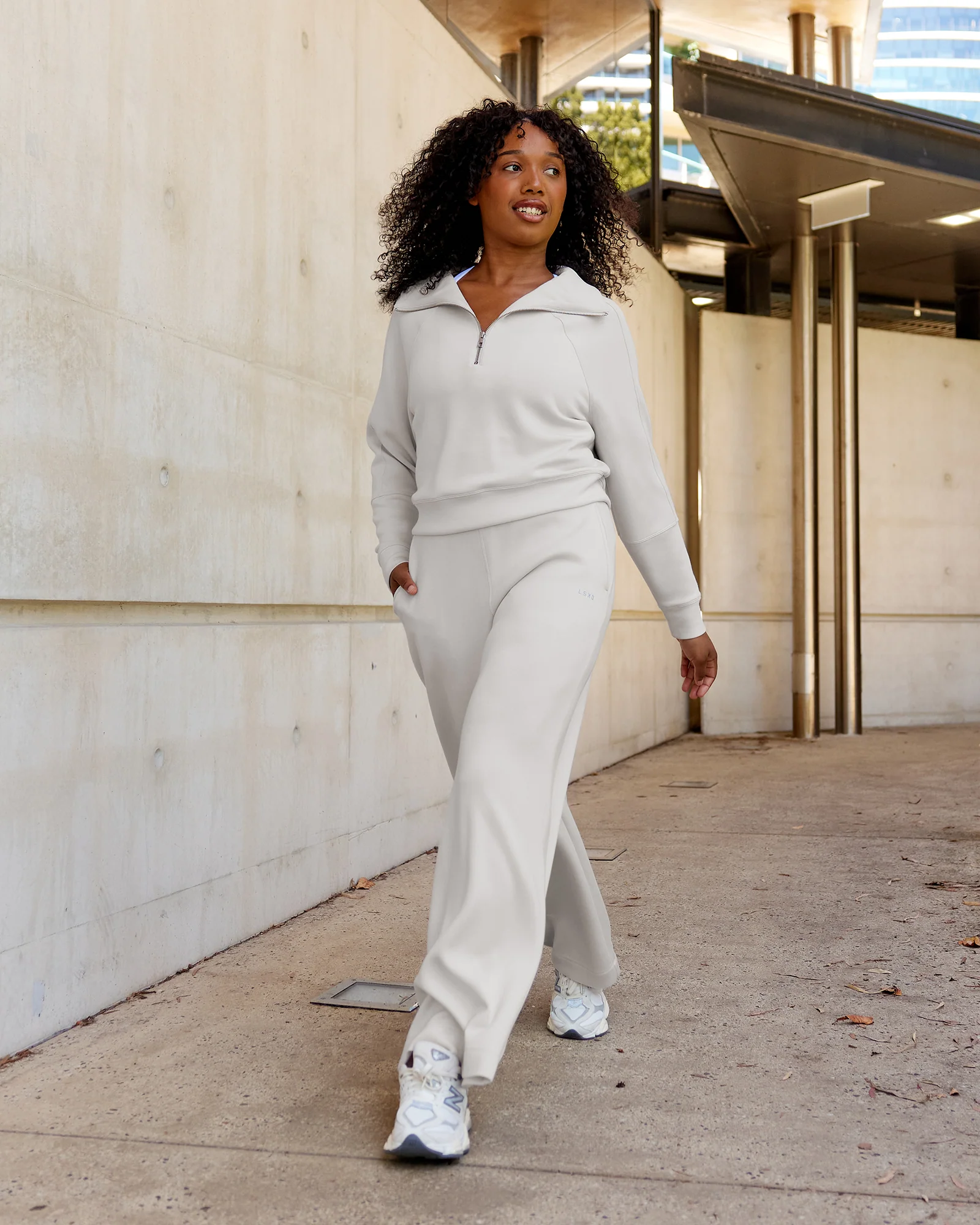 Elevate SoftTouch Wide Leg Pant - Clay-Clay - Image 2