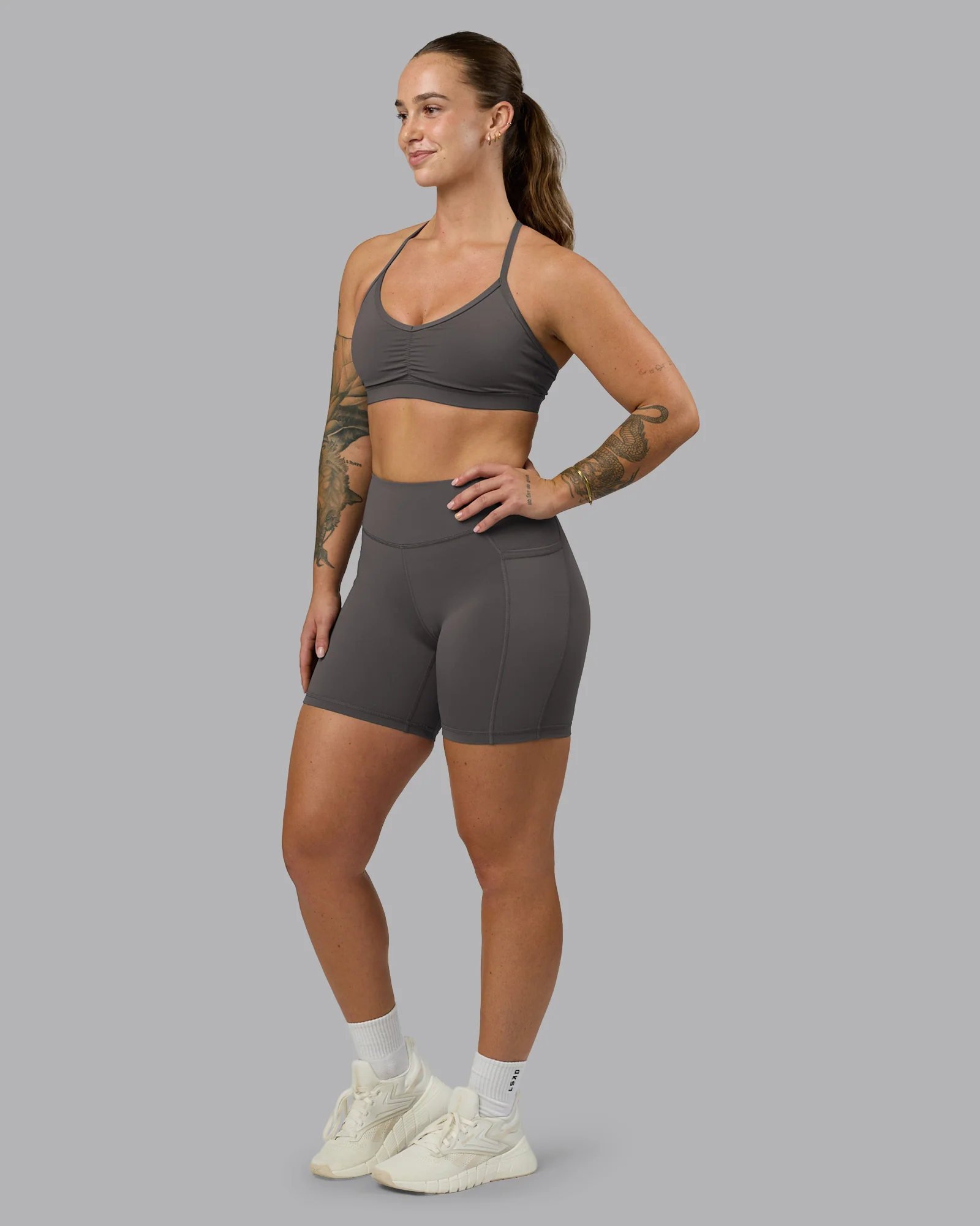 Elite High-Rise 6" Short Pockets - Dark Storm - Image 5