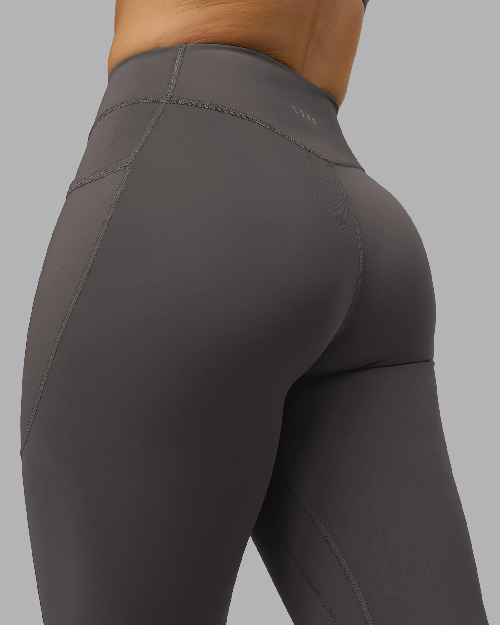 Elite High-Rise 7/8 Legging Pockets - Dark Storm - Image 9