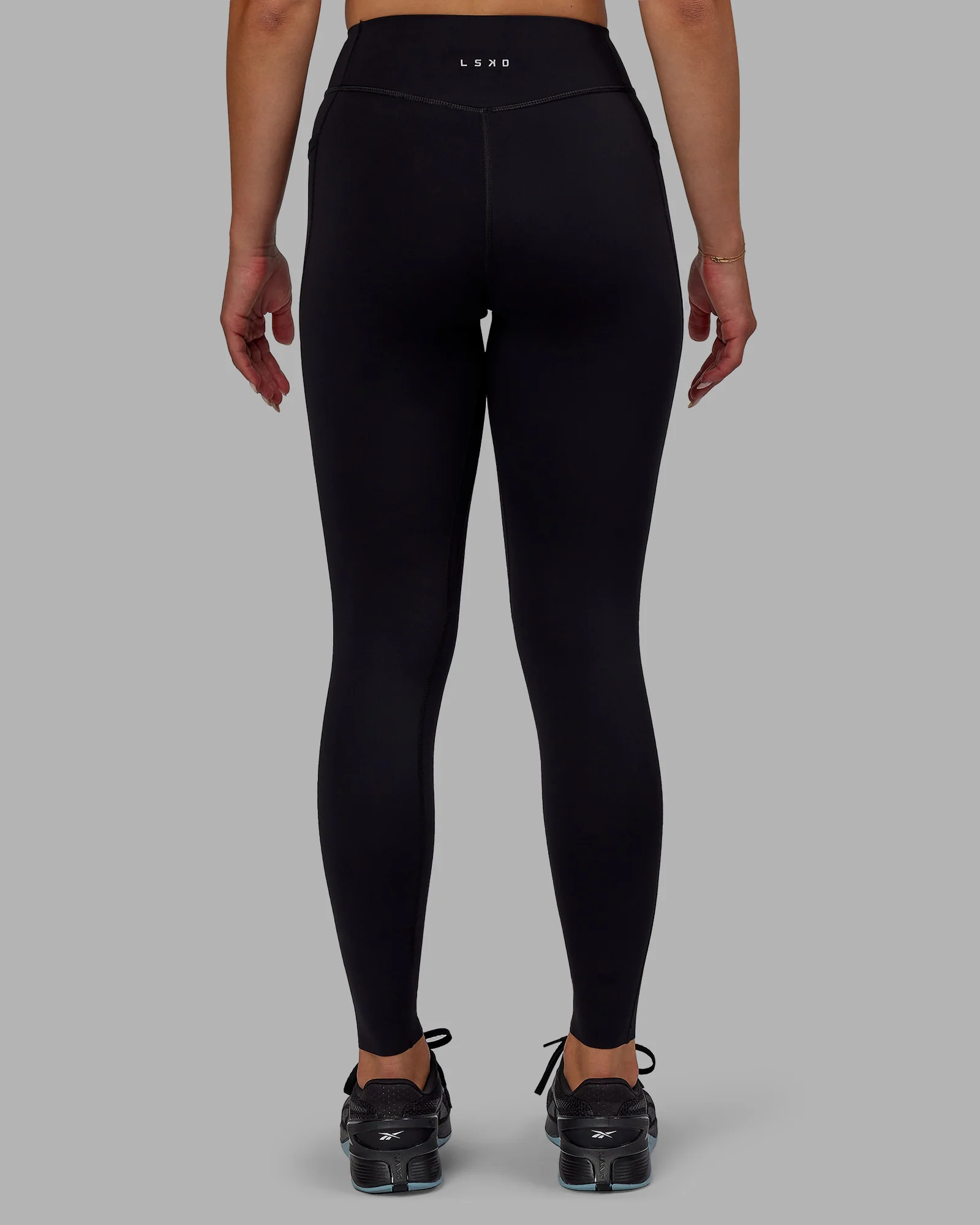 Elite High-Rise Full Length Legging Pockets - Black - Image 4