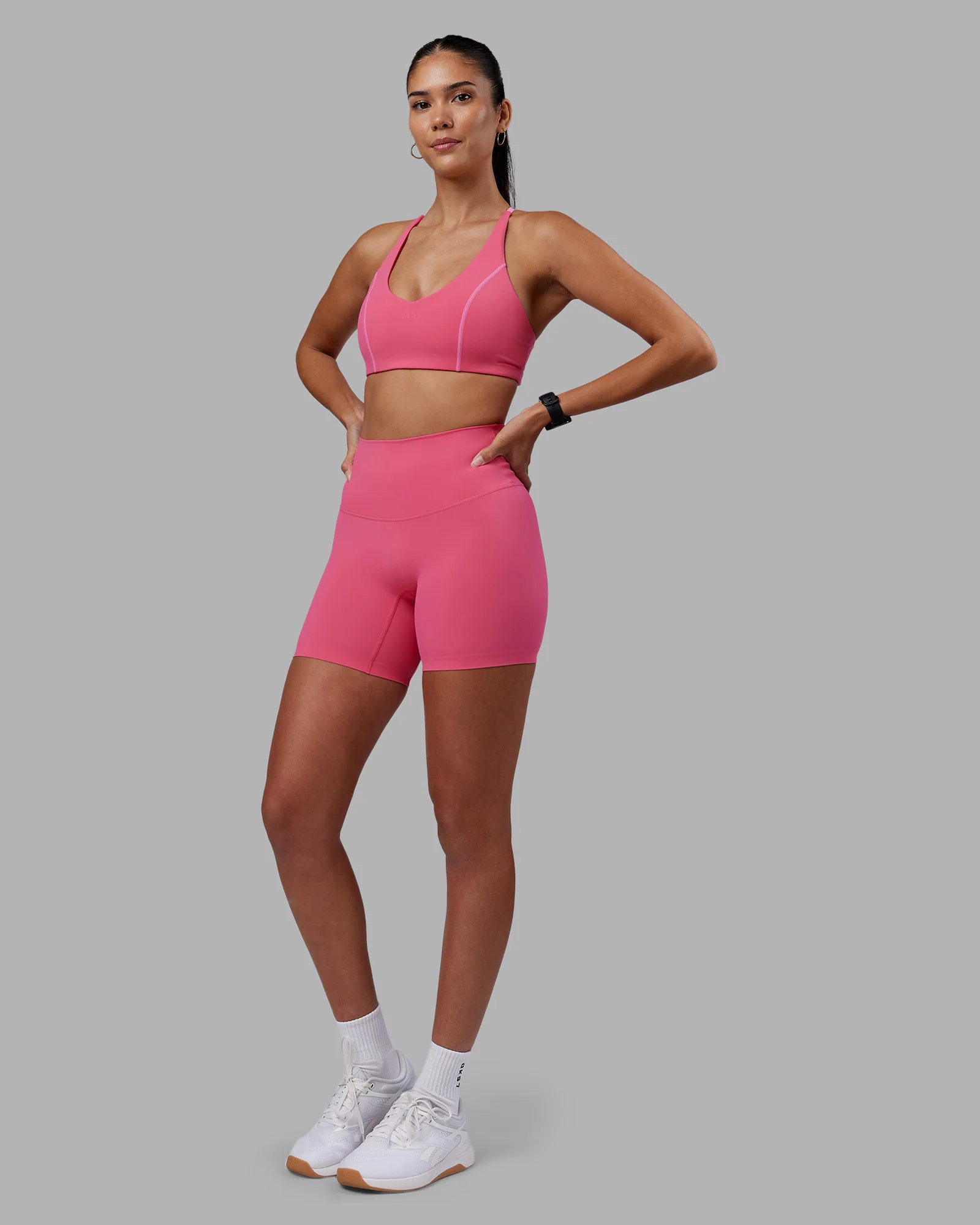 Elixir High-Rise 6" Short - Hot Pink - Image 5