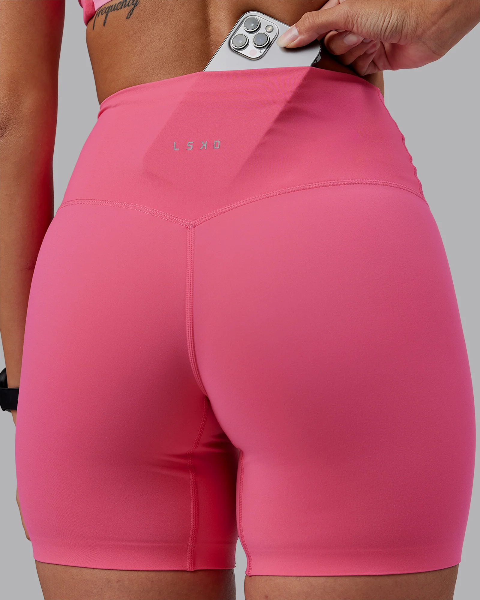 Elixir High-Rise 6" Short - Hot Pink - Image 7