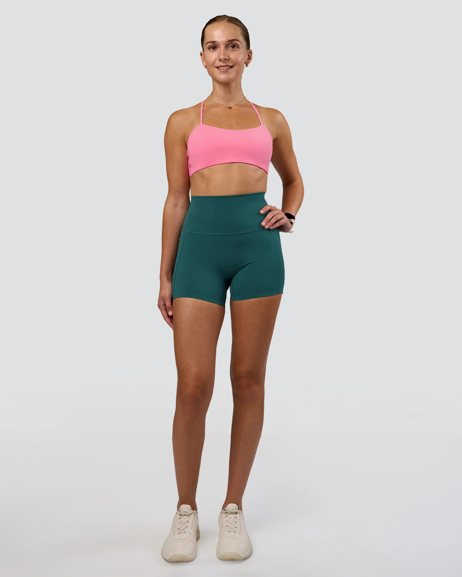 Elixir Ultra High-Rise 4" Short Pockets - Transformative Teal - Image 5