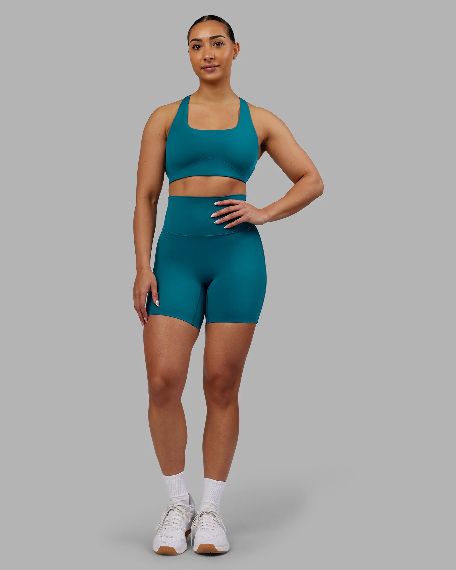 Elixir Ultra High-Rise 6" Short - Blue Coral - Image 2