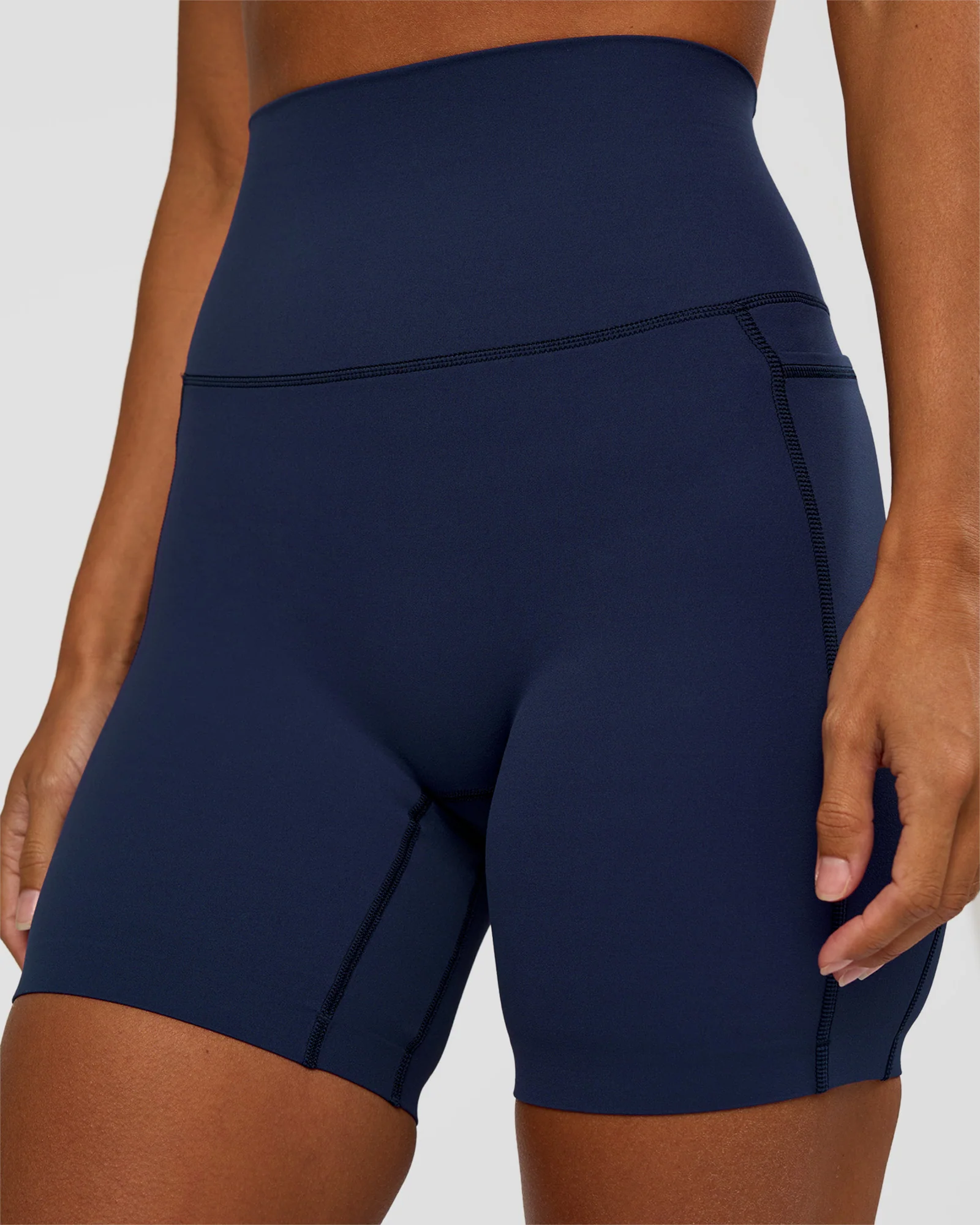 Elixir Ultra High-Rise 6” Short Pockets - Future Navy - Image 5