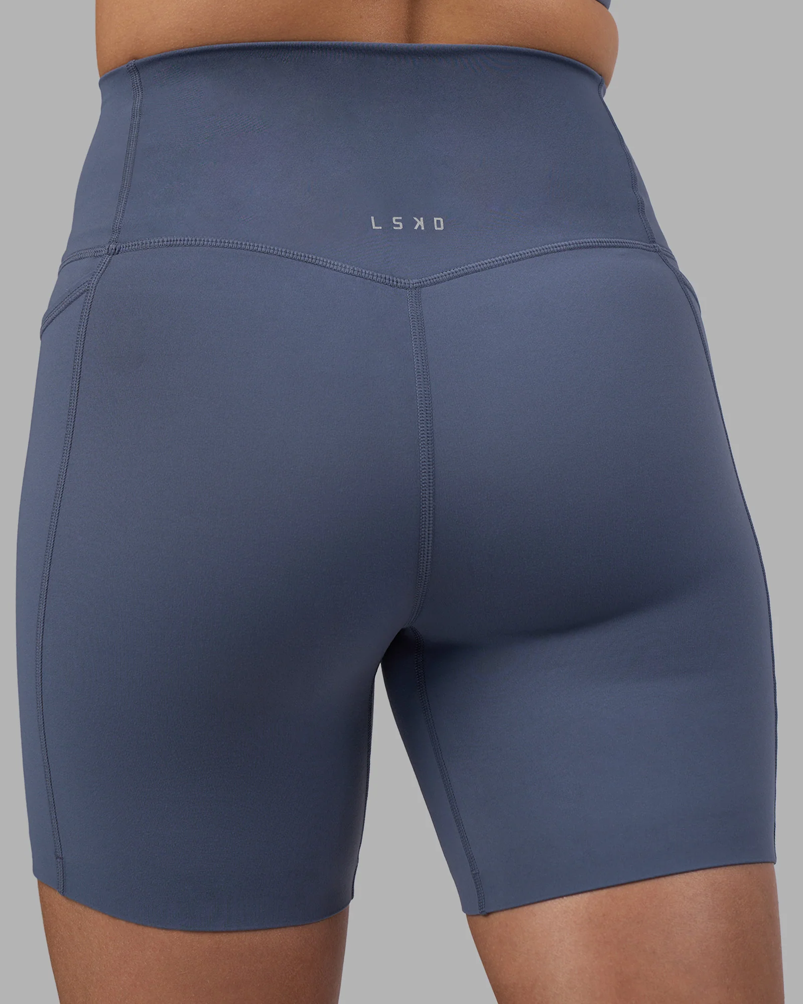 Elixir Ultra High-Rise 6" Short Pockets - Night Shadow - Image 8