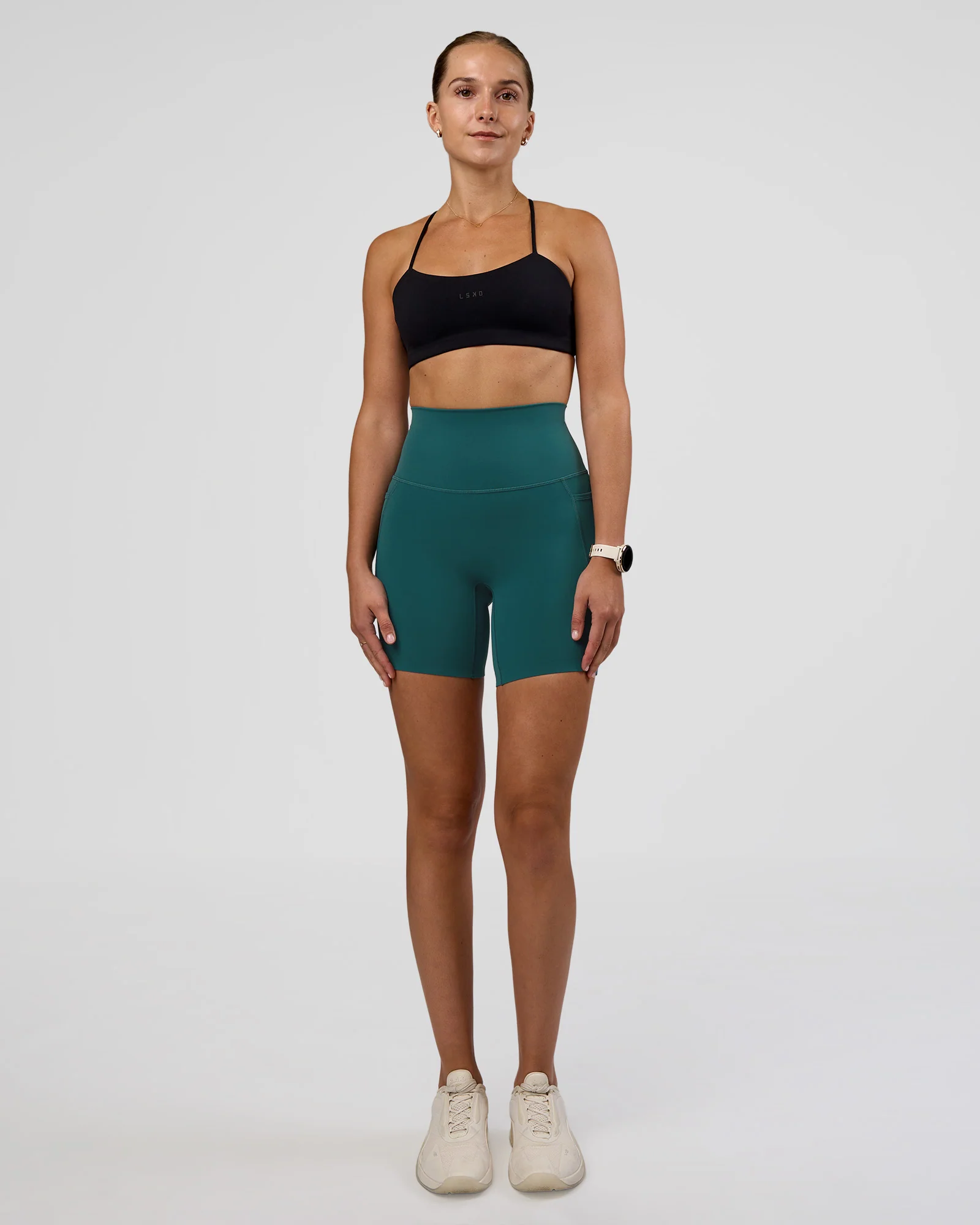 Elixir Ultra High-Rise 6" Short Pockets - Transformative Teal - Image 3
