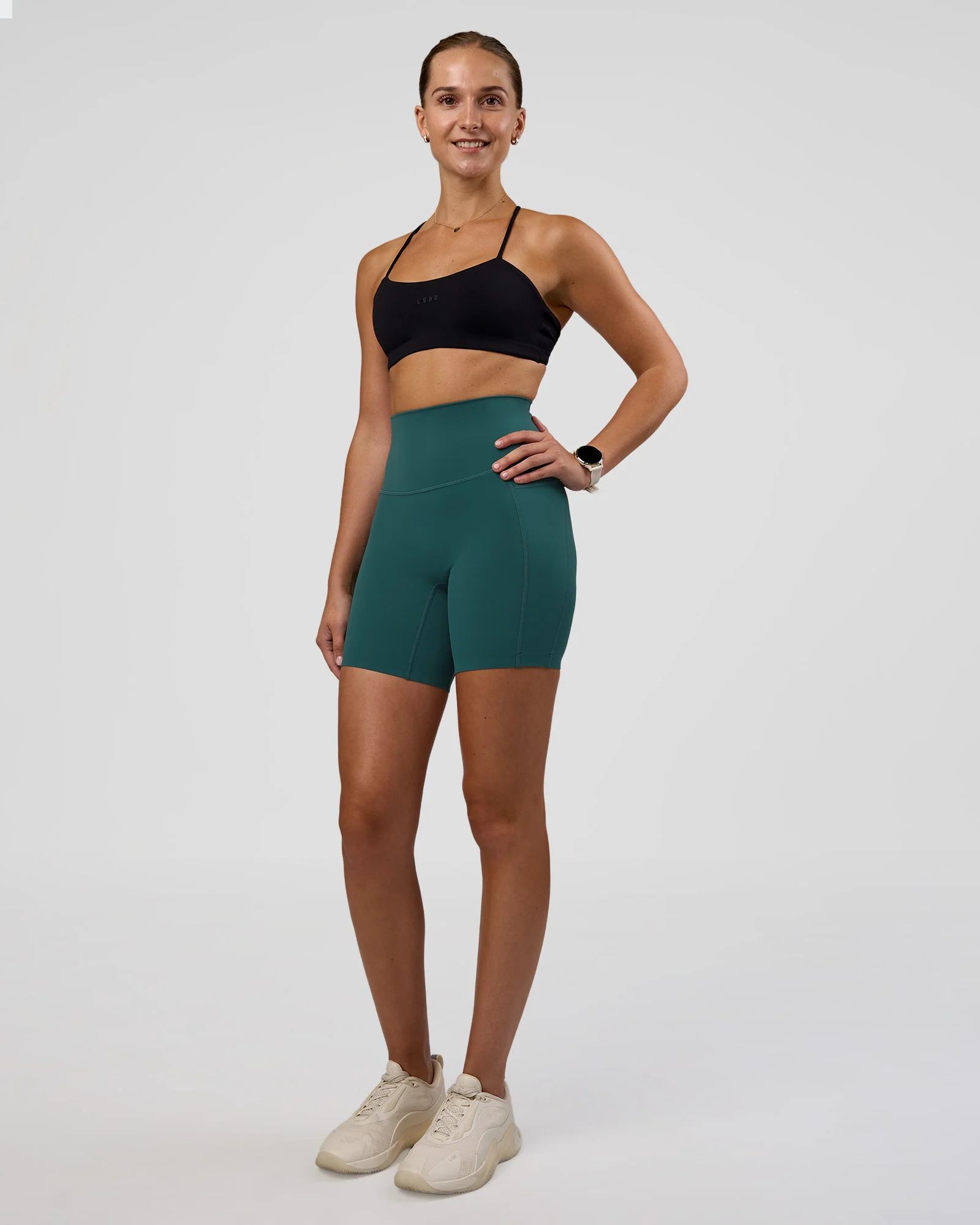 Elixir Ultra High-Rise 6" Short Pockets - Transformative Teal - Image 5
