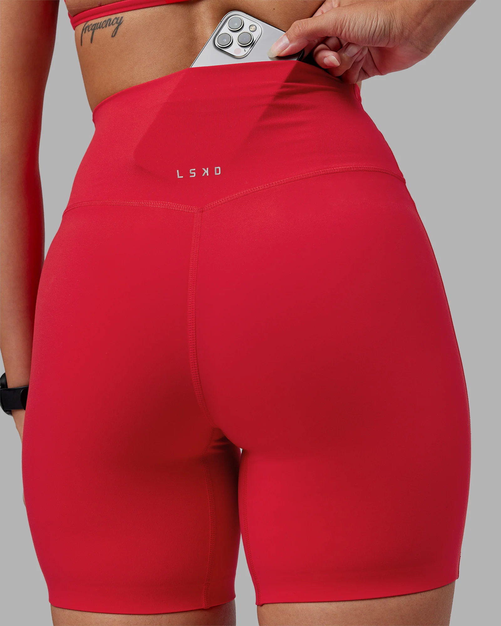 Elixir Ultra High-Rise 6" Short - Scarlet - Image 6