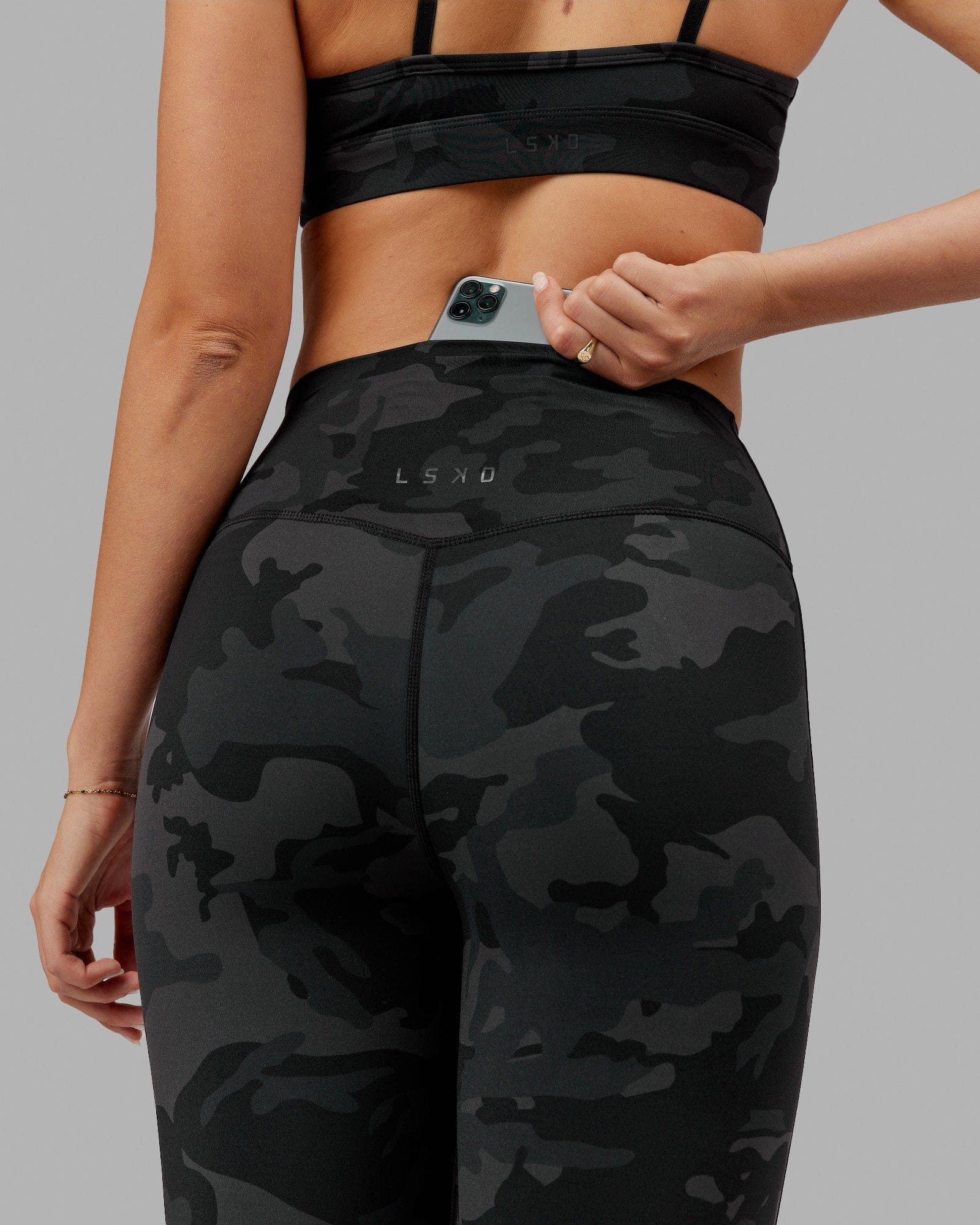 Elixir Ultra High-Rise Full Length Legging - Black Camo - Image 4