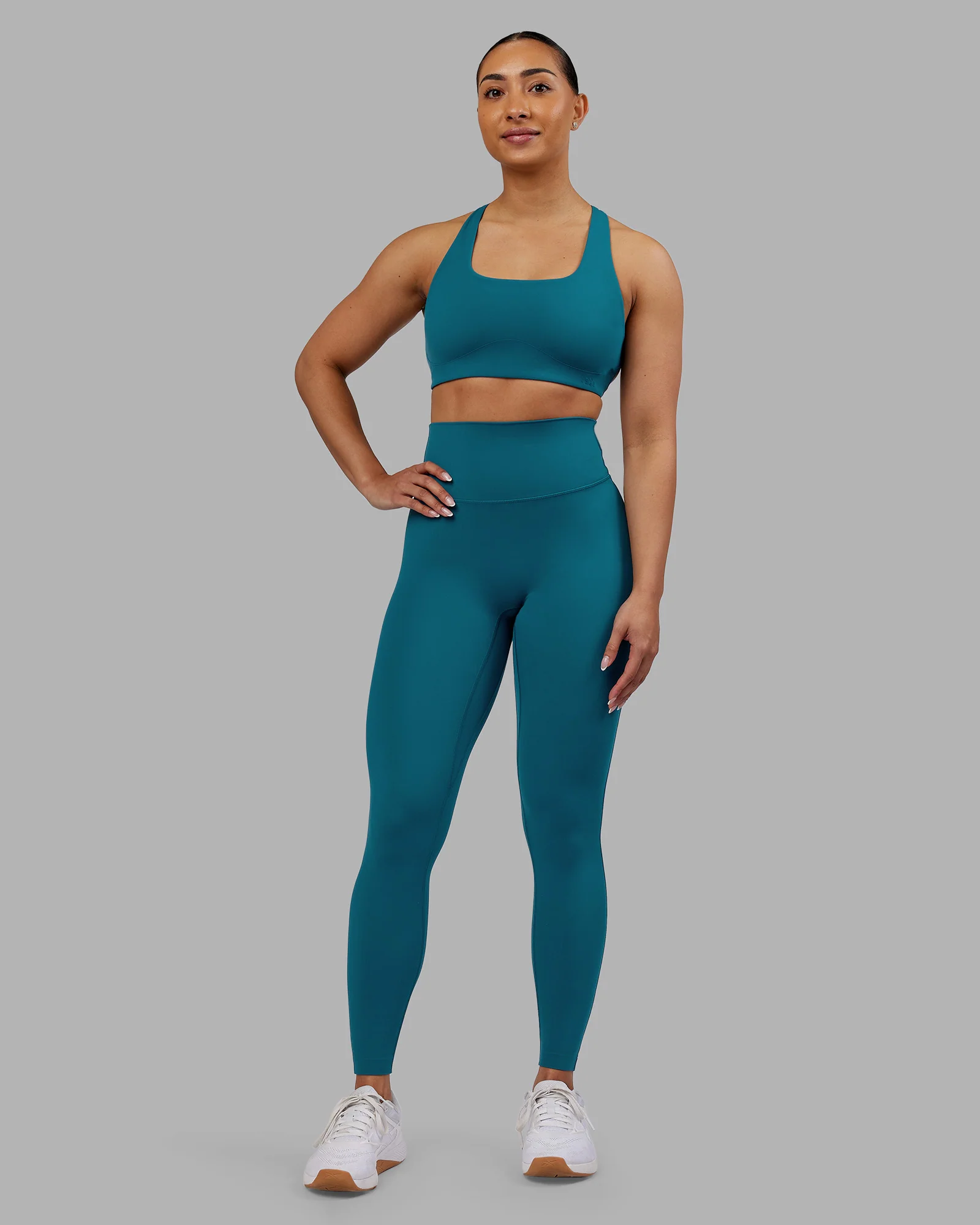 Elixir Ultra High-Rise Full Length Legging - Blue Coral - Image 5