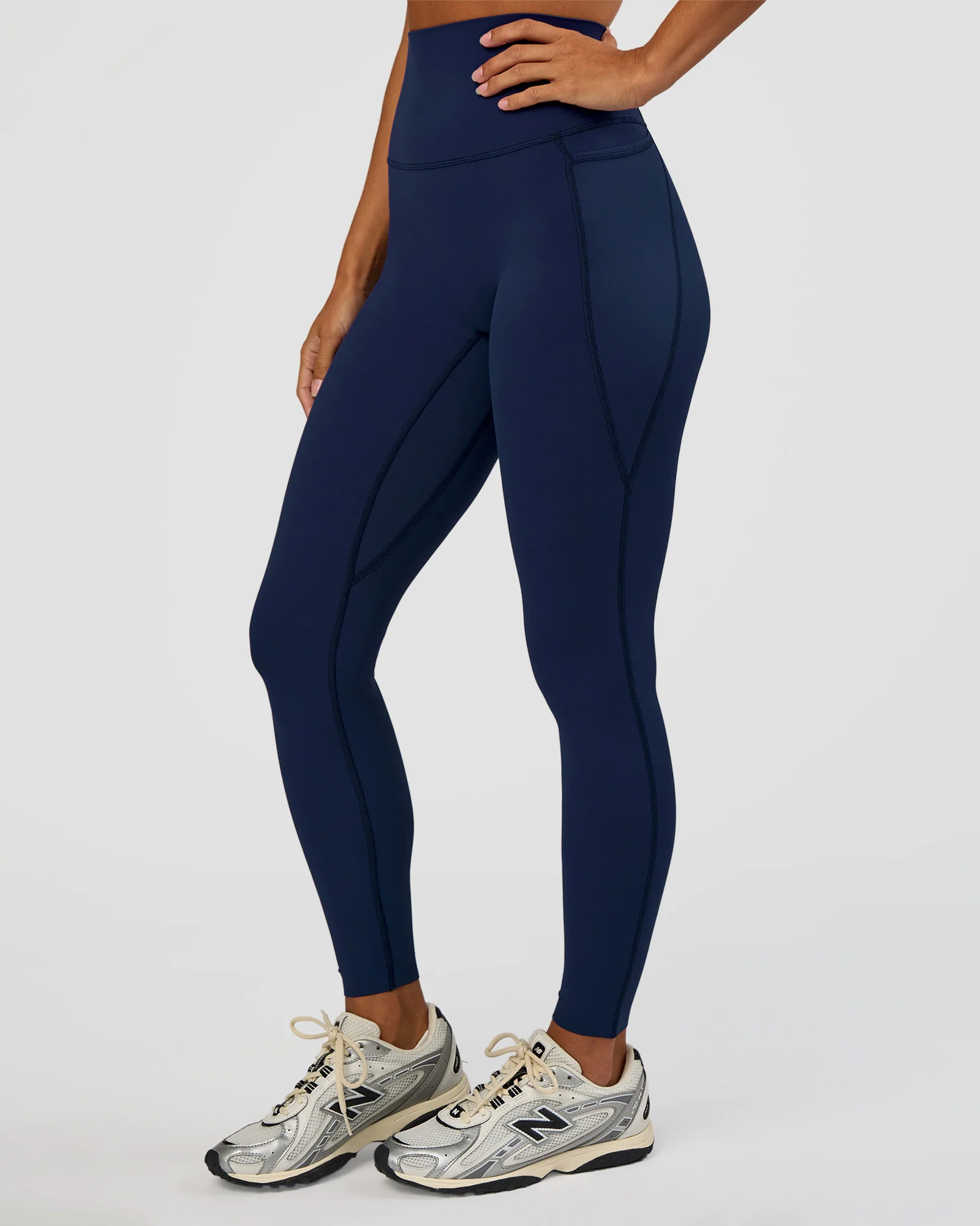 Elixir Ultra High-Rise Full Length Legging Pockets - Future Navy - Image 7