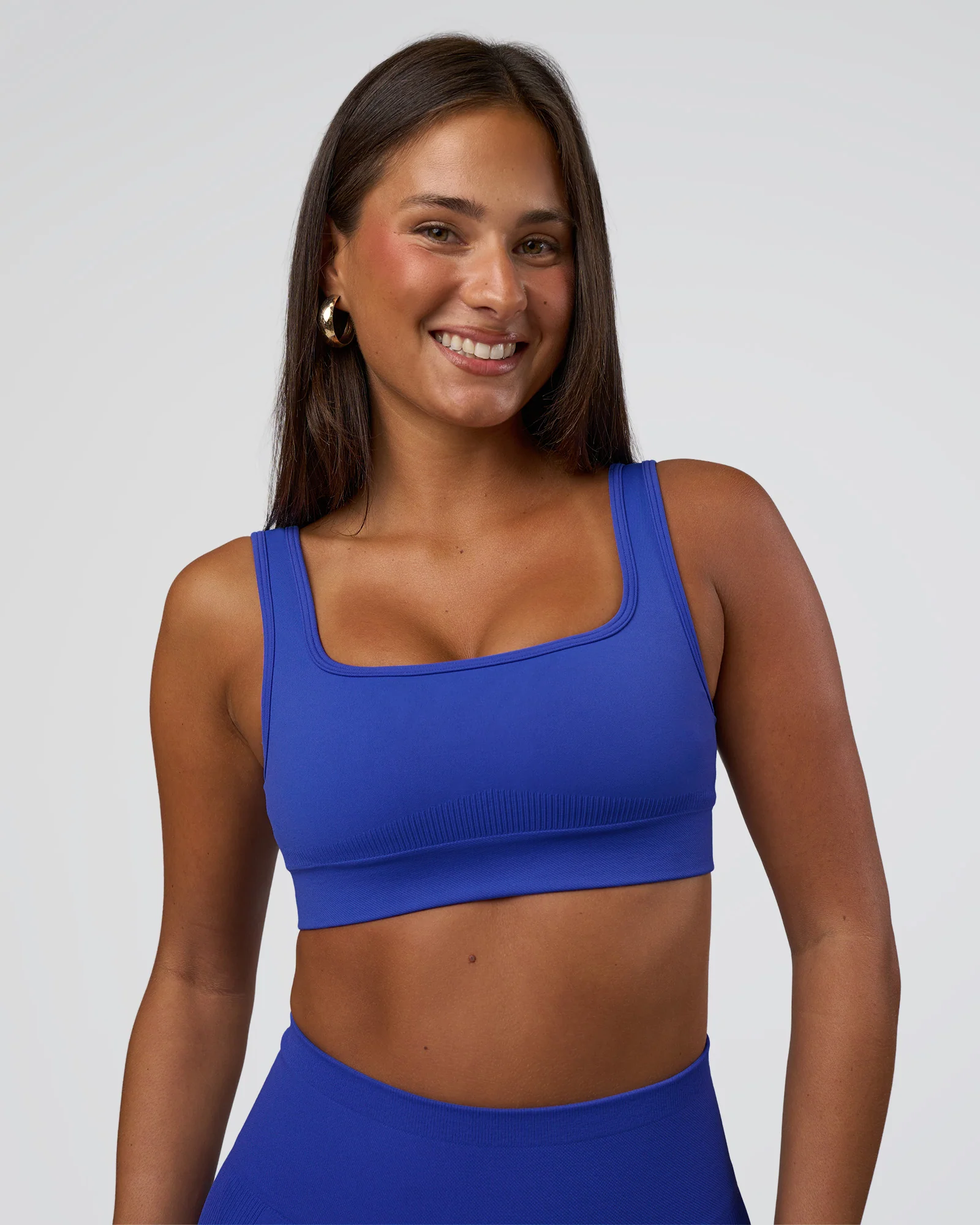 Ember Seamless Sports Bra - Power Cobalt - Image 6