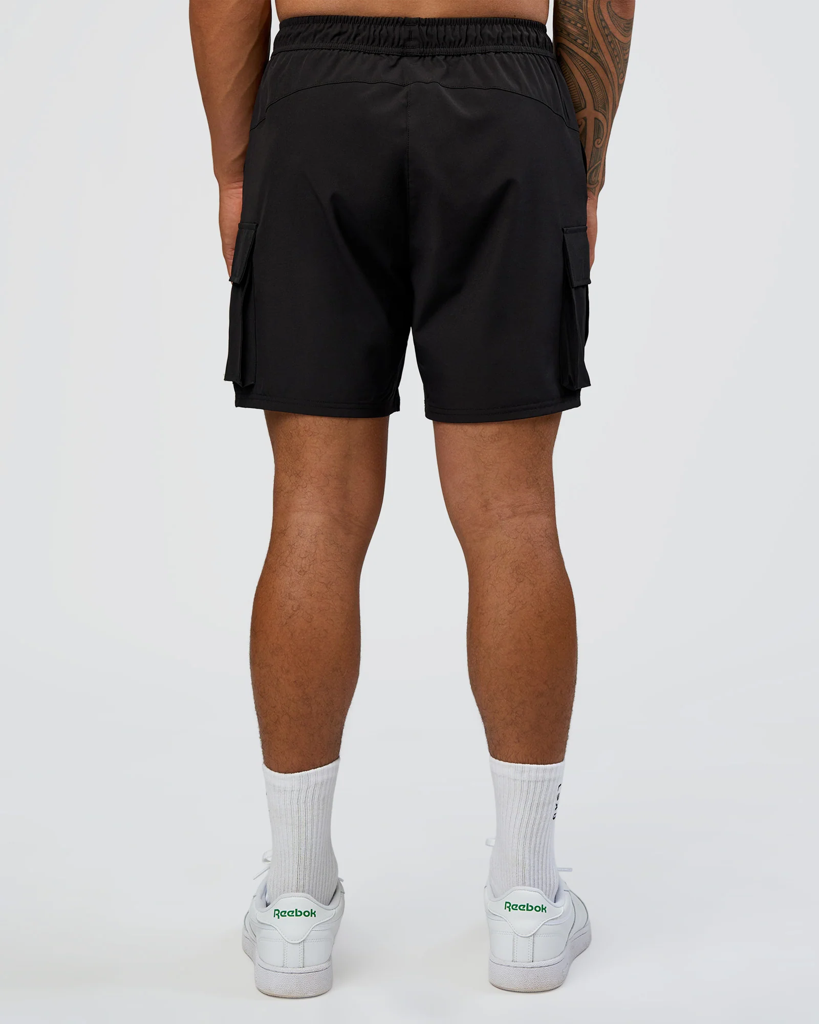 Energy Stretch 6" Performance Cargo Short - Black - Image 4