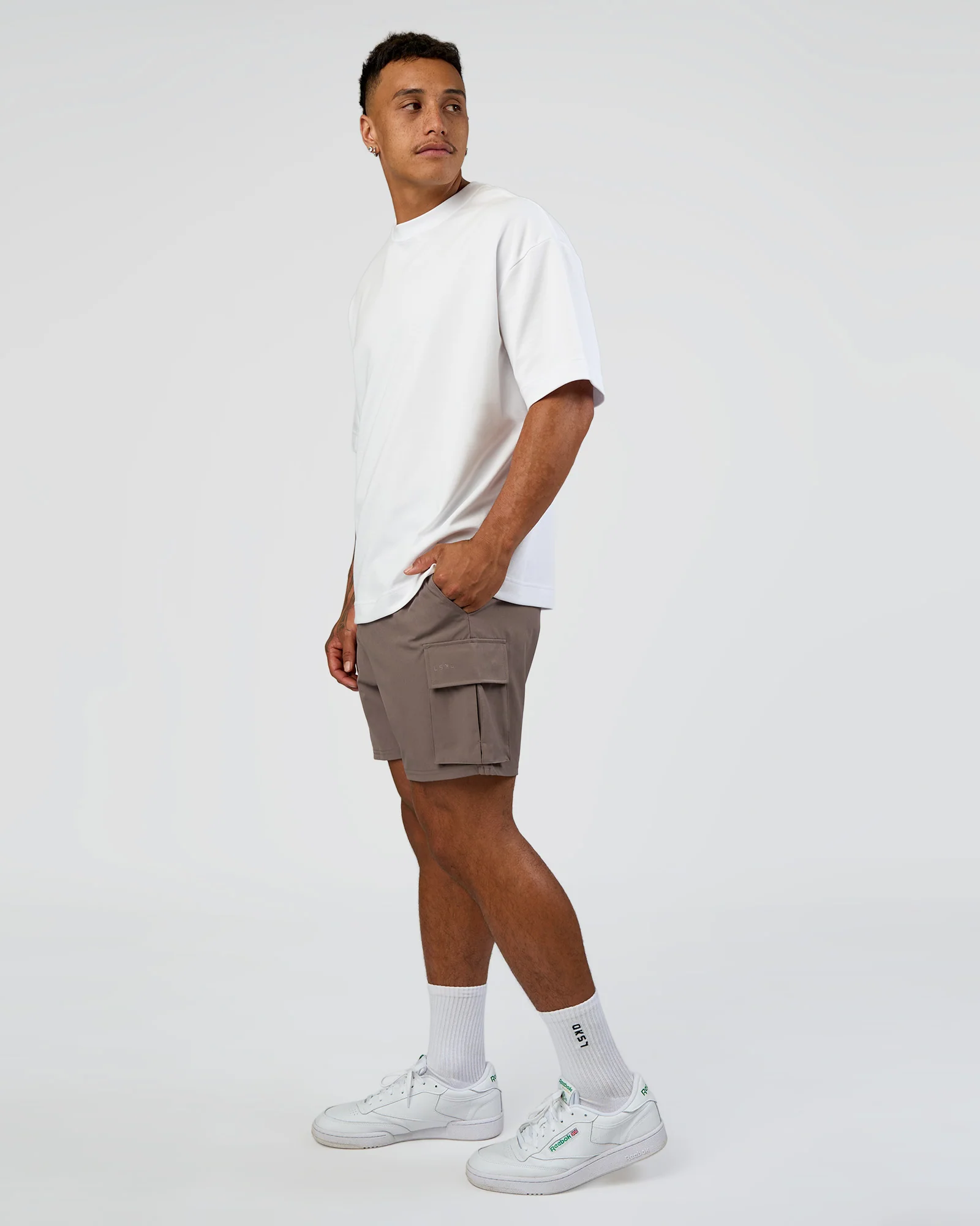 Energy Stretch 6" Performance Cargo Short - Iron - Image 3