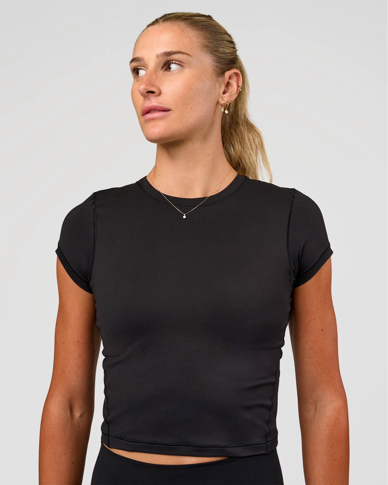All Day Short Sleeve Tee - Black - Image 3