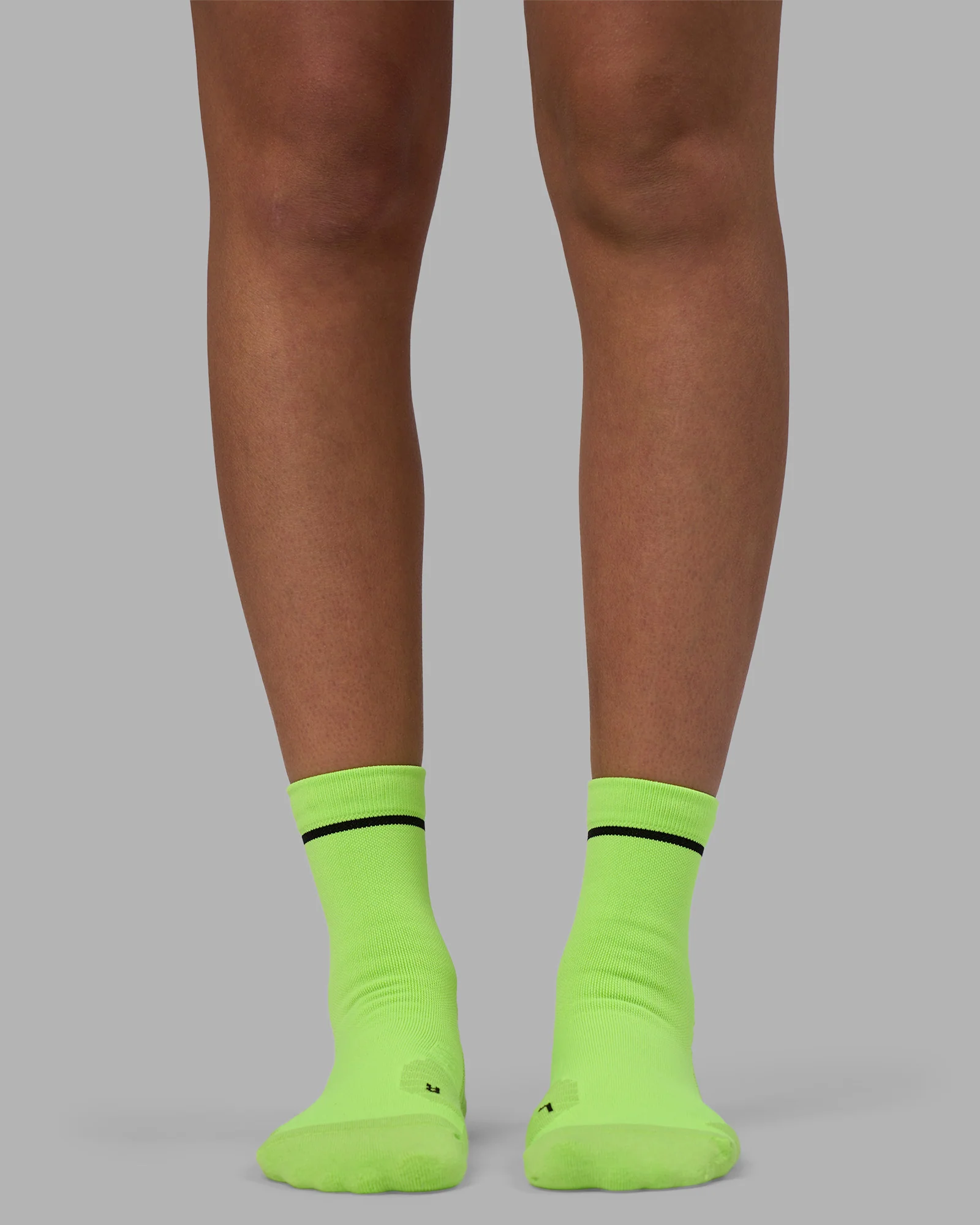 Fast Performance Quarter Socks - Lime Glo-Black - Image 7