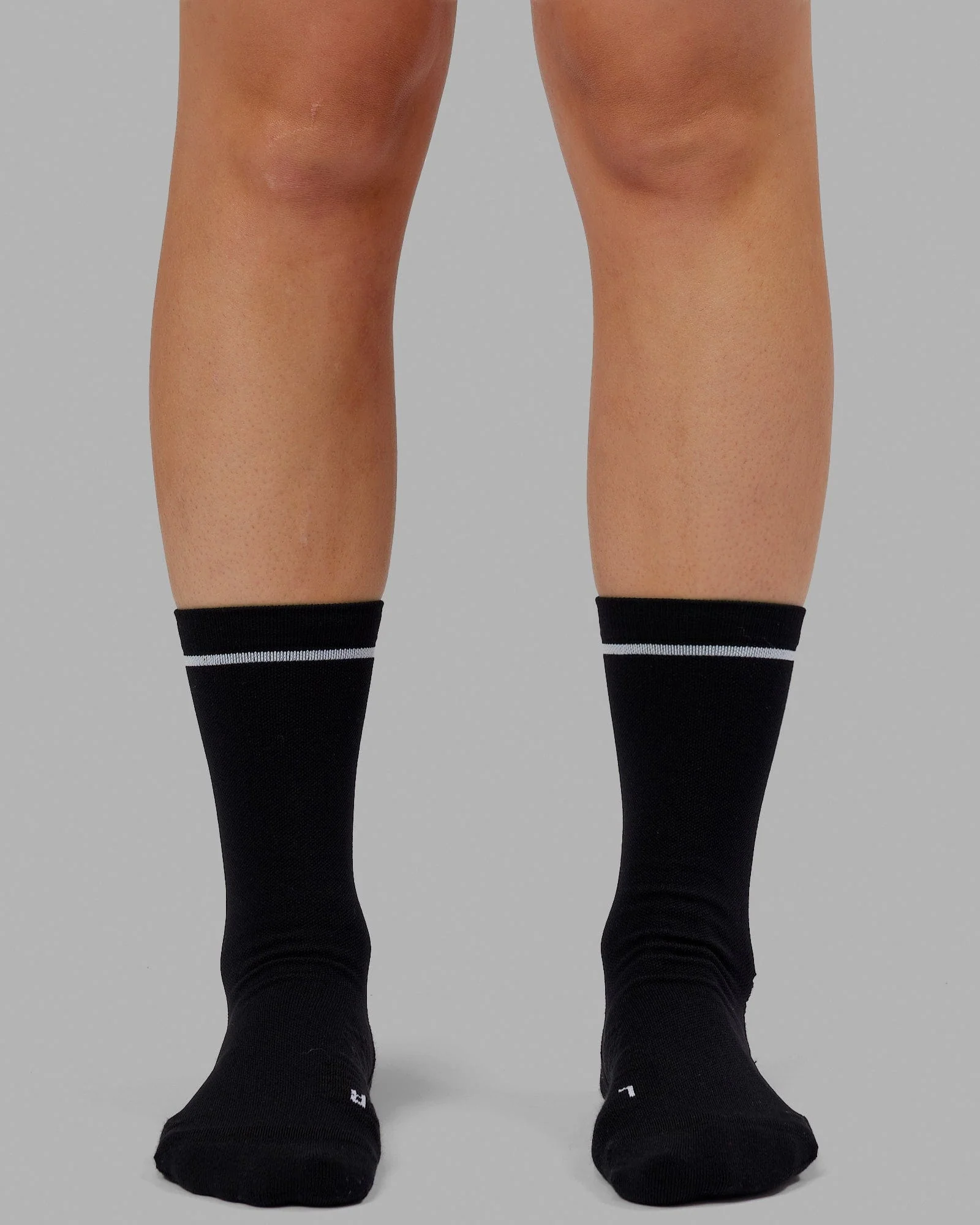 Fast Performance Crew Socks 2.0 - Black-White - Image 4